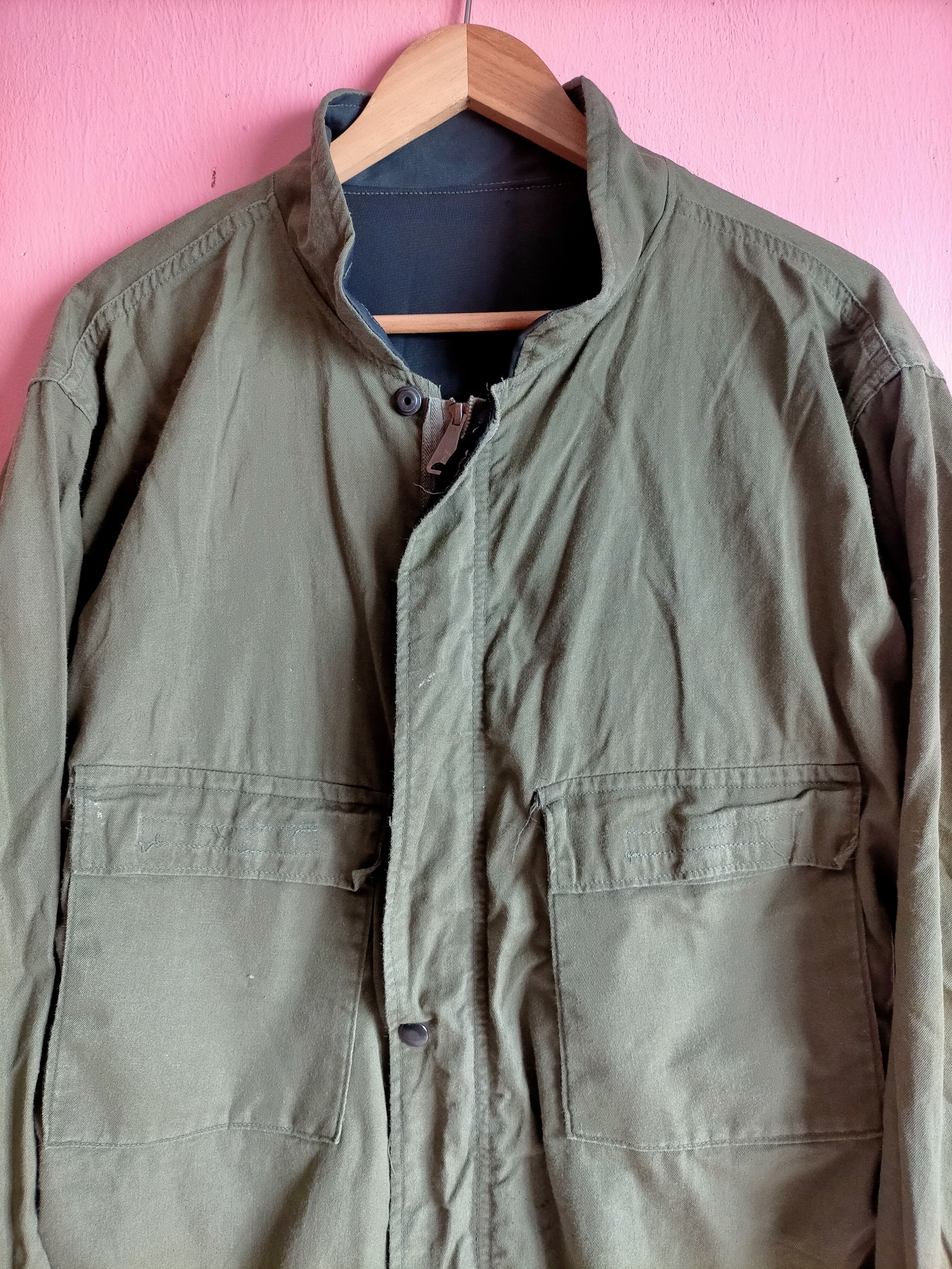 Vintage 70s Us Army Suit Chemical Protective Jacket