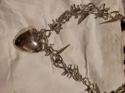 Other Gothic Heart Pendant Necklace Size ONE SIZE - 3 Thumbnail