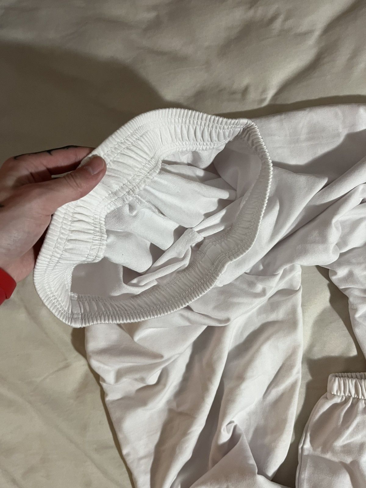 Other White sweatpants blank Size US 30 / EU 46 - 3 Thumbnail