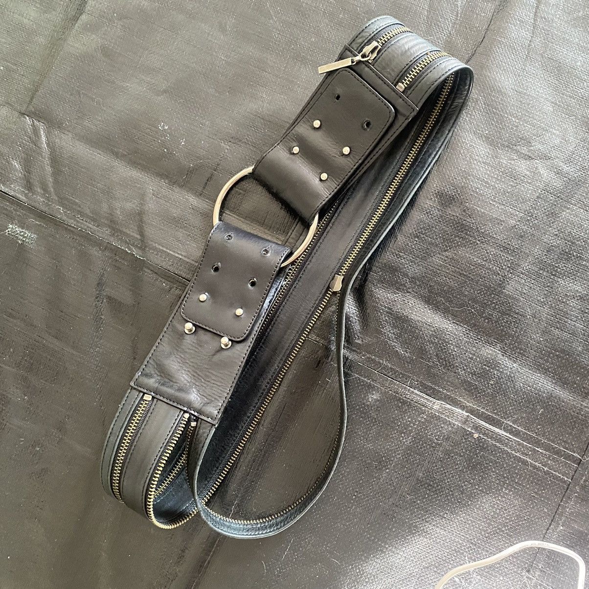 Other Sarah Pacini Wide Leather Belt bondage/corset Size ONE SIZE - 4 Thumbnail