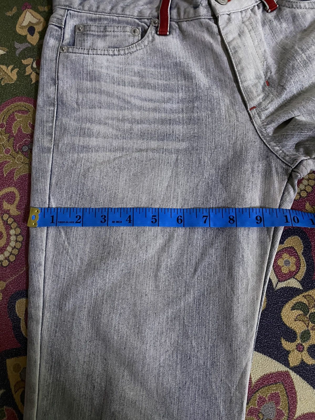 Hysteric Glamour Japanese Brand JOUER AUX ECHECS Super Flare Jeans Size 26" / US 2 / IT 38 - 15 Thumbnail