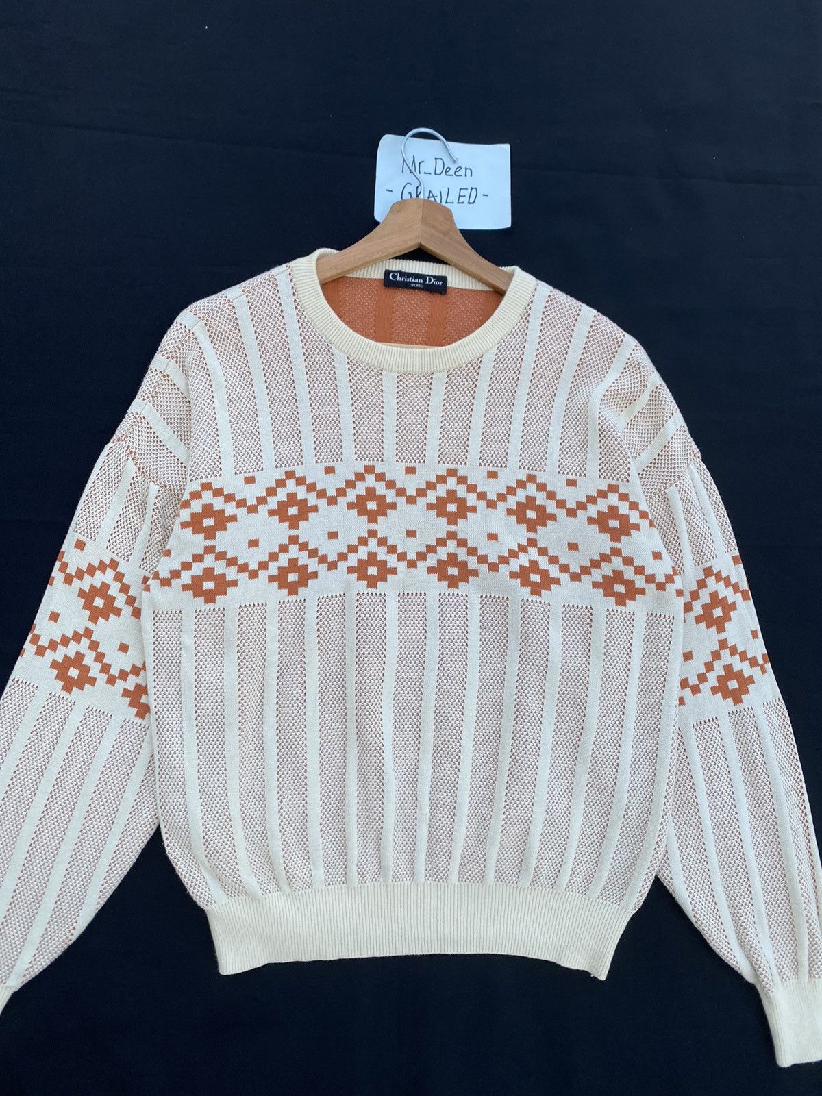 Christian Dior Monsieur Rare Vintage Christian Dior Sports Knitwear Sweater Size US M / EU 48-50 / 2 - 4 Thumbnail