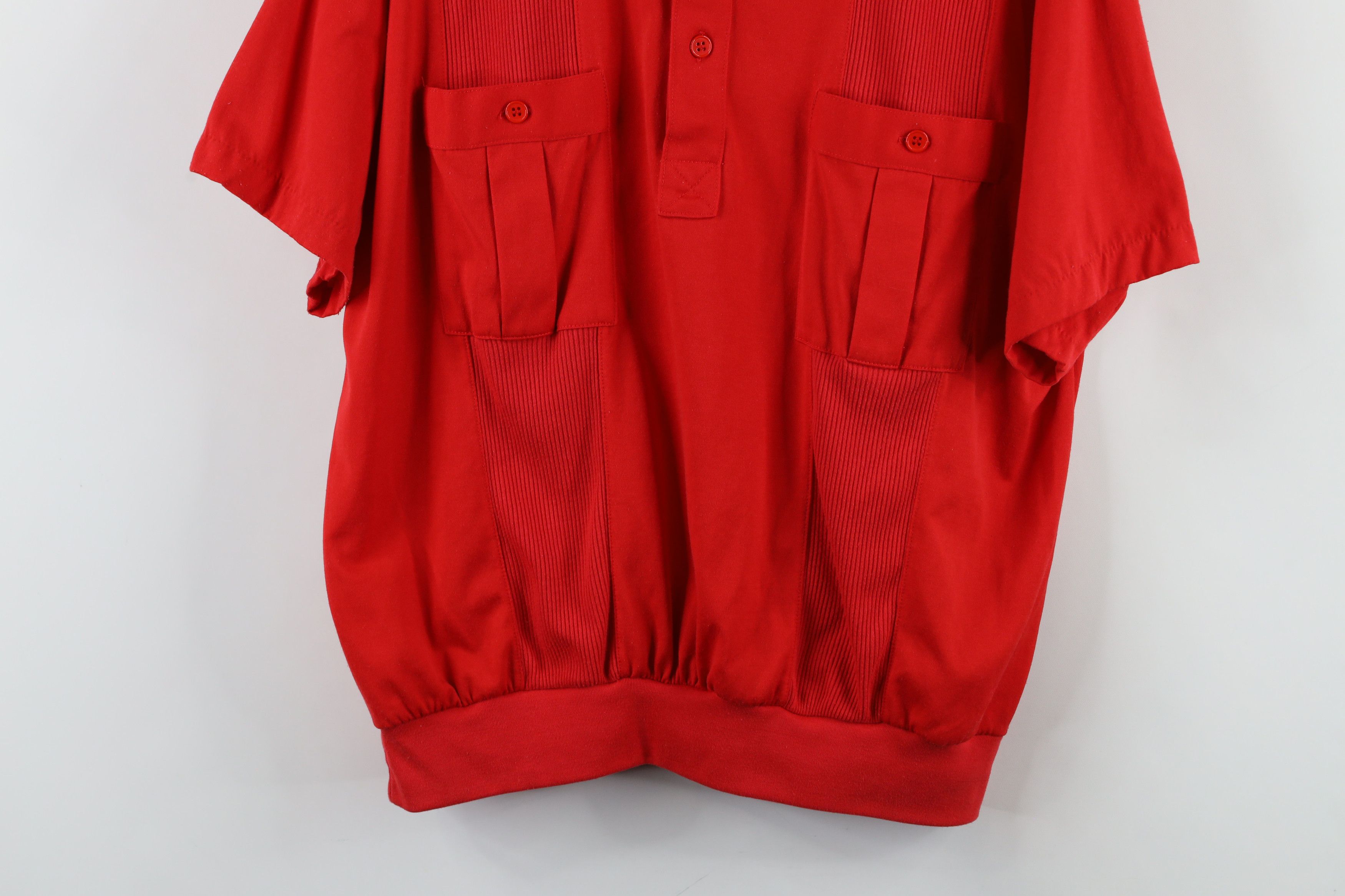Vintage Vintage 90s Streetwear Collared Pullover Polo Shirt Mafia Size US L / EU 52-54 / 3 - 3 Thumbnail