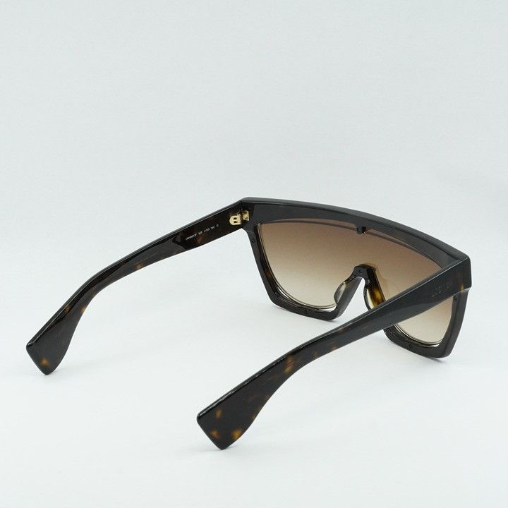 Loewe Loewe LW40012F 52F Sunglasses Dark Havana Shield Frame Size ONE SIZE - 10 Thumbnail