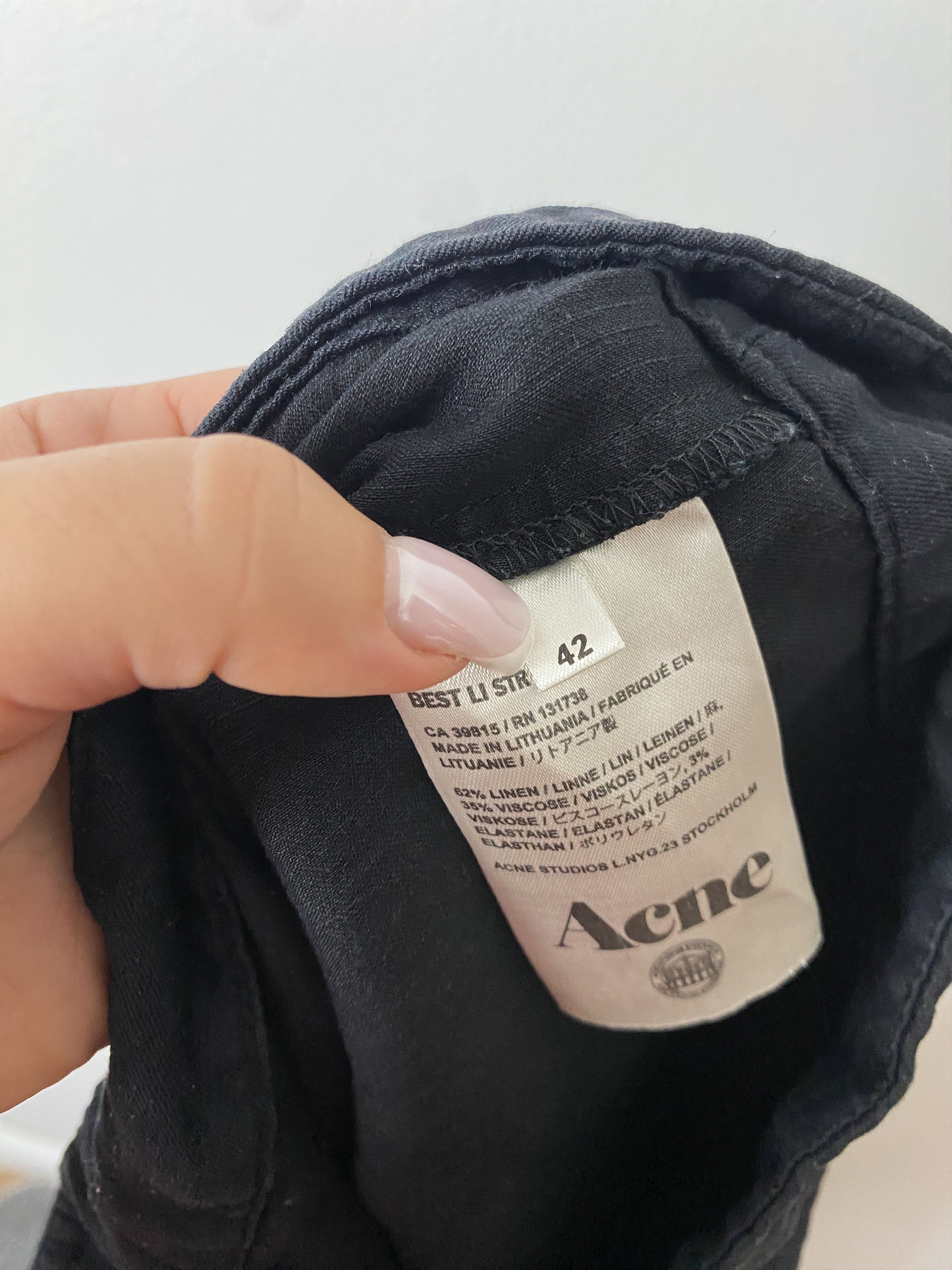 Acne Studios Acne Best Lee STR PSS13 casual linen pants Size 30" / US 8 / IT 44 - 5 Thumbnail