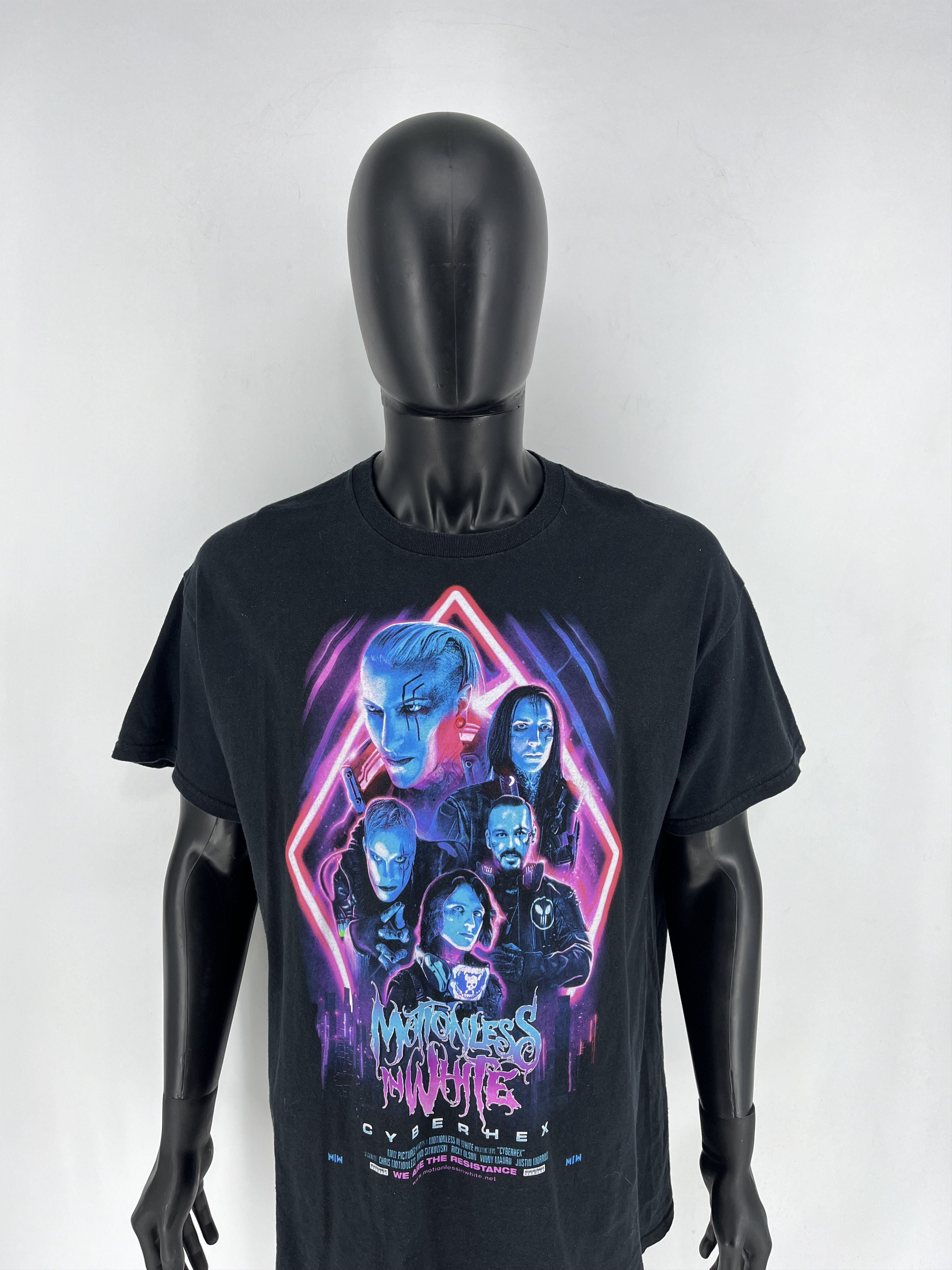 Band Tees × Vintage Vintage Motionless In White Heavy Metal Band Tee Size US XL / EU 56 / 4 - 5 Thumbnail