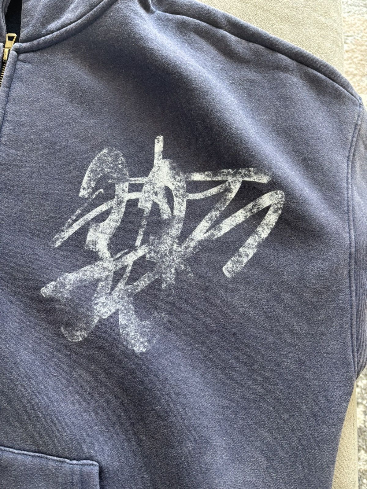 Blue Zip Up size (L)