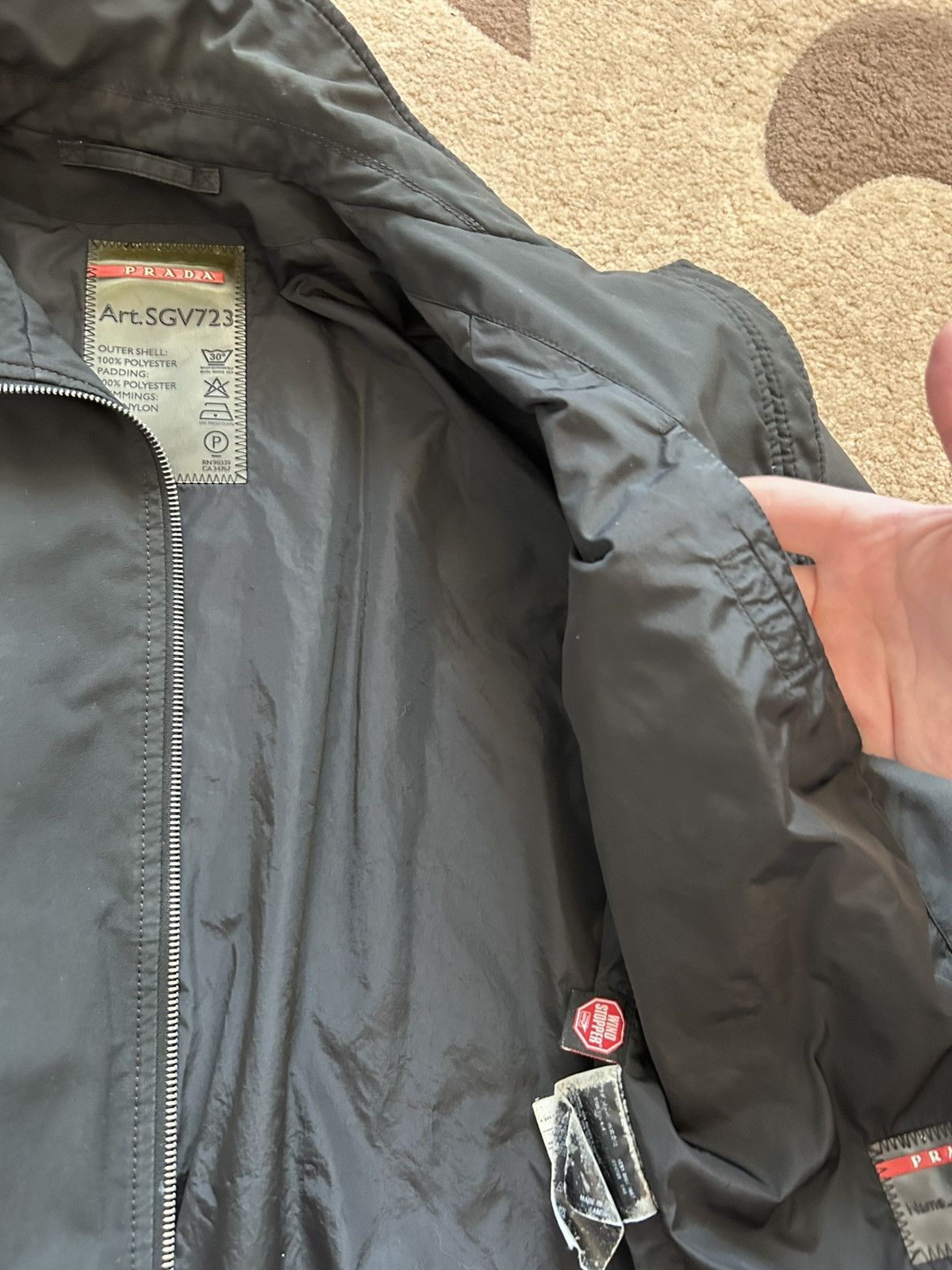 Prada Bomber Prada RedTab black jacket nylon size S Size US S / EU 44-46 / 1 - 22 Thumbnail