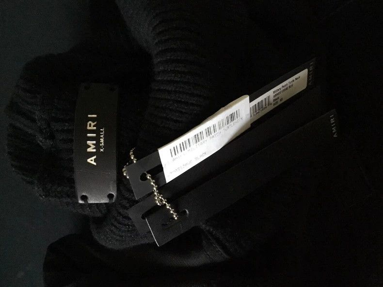 Amiri Amiri Military style black turtleneck cashmere sweater 2501 Size US XS / EU 42 / 0 - 4 Thumbnail