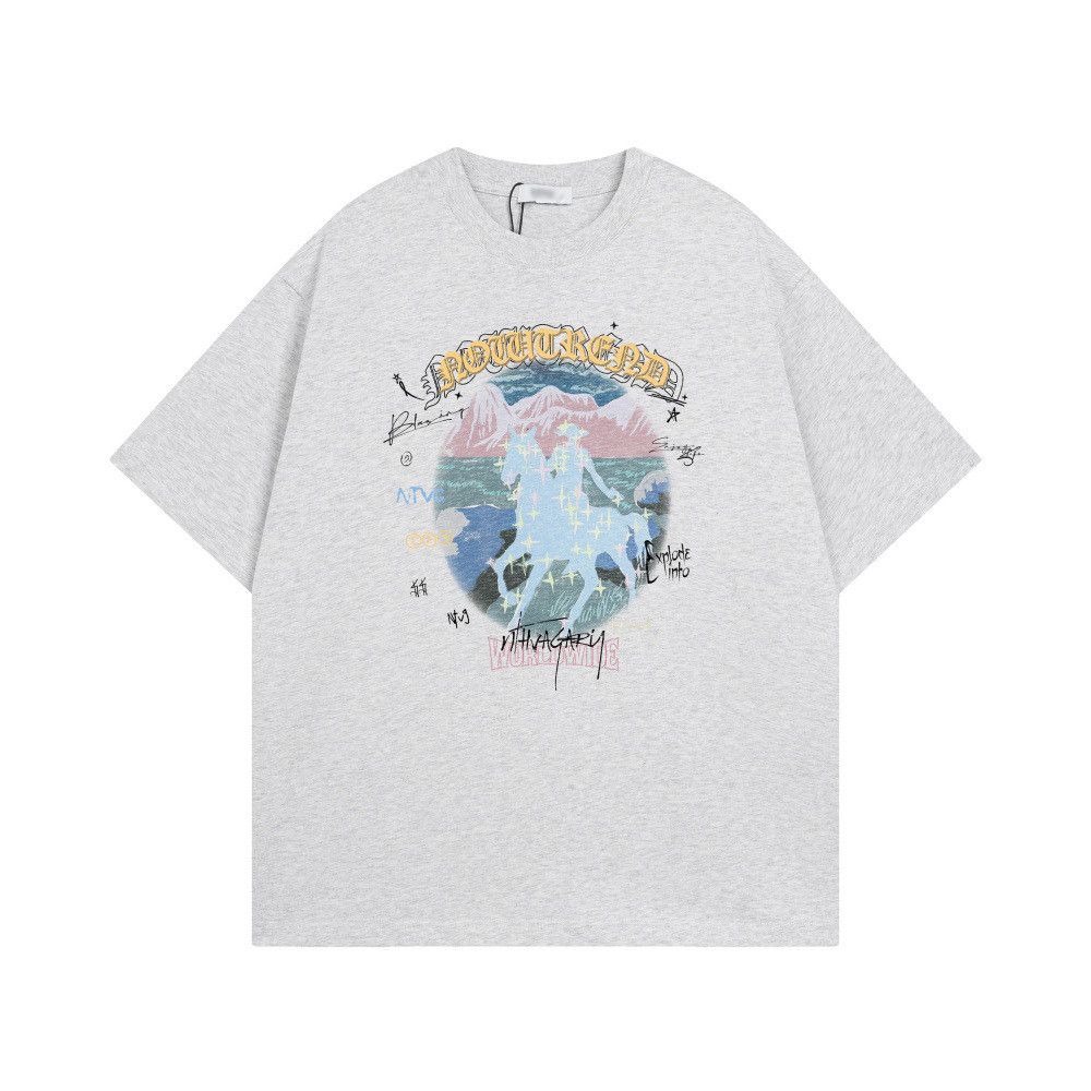 Japanese Brand Men's Short-Sleeve T-Shirt with Graffiti Character Print Size US M / EU 48-50 / 2 - 1 Thumbnail