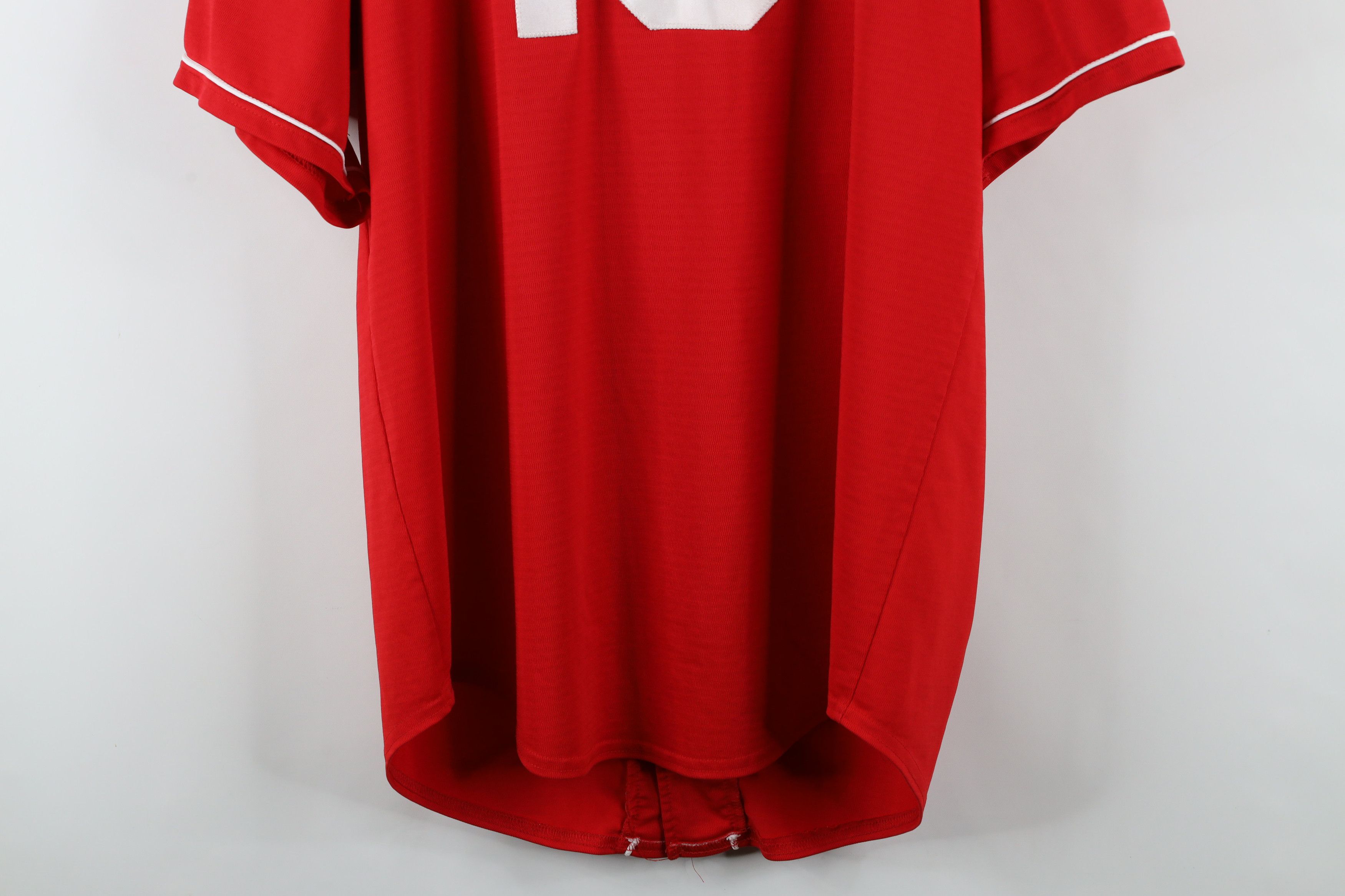 Vintage Vintage 90s Legion Toledo Post 335 Baseball Jersey Red USA Size US XL / EU 56 / 4 - 15 Thumbnail