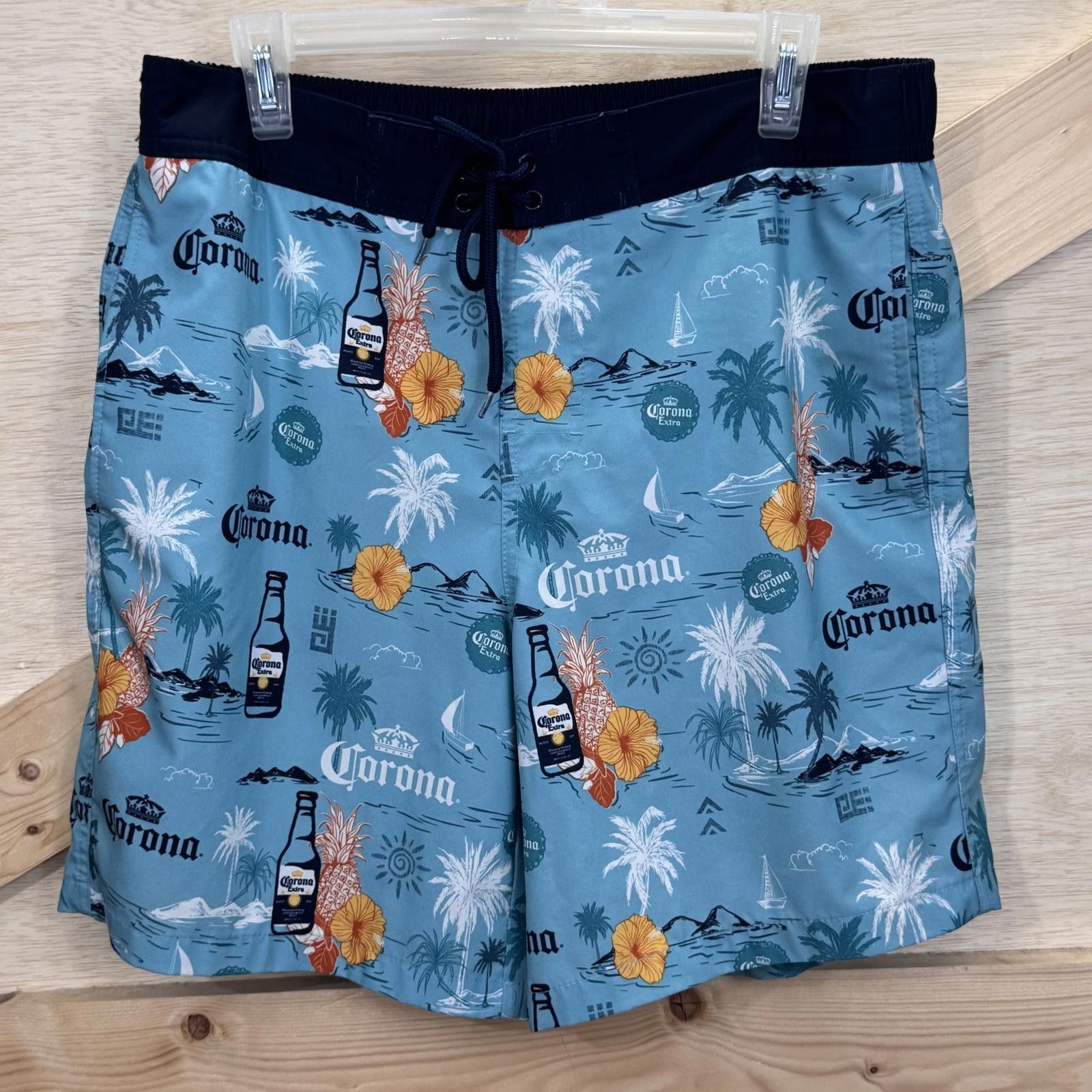 Other Corona Beer Swim Trunks Men's Large Board Shorts Mesh Size US 34 / EU 50 - 1 Thumbnail