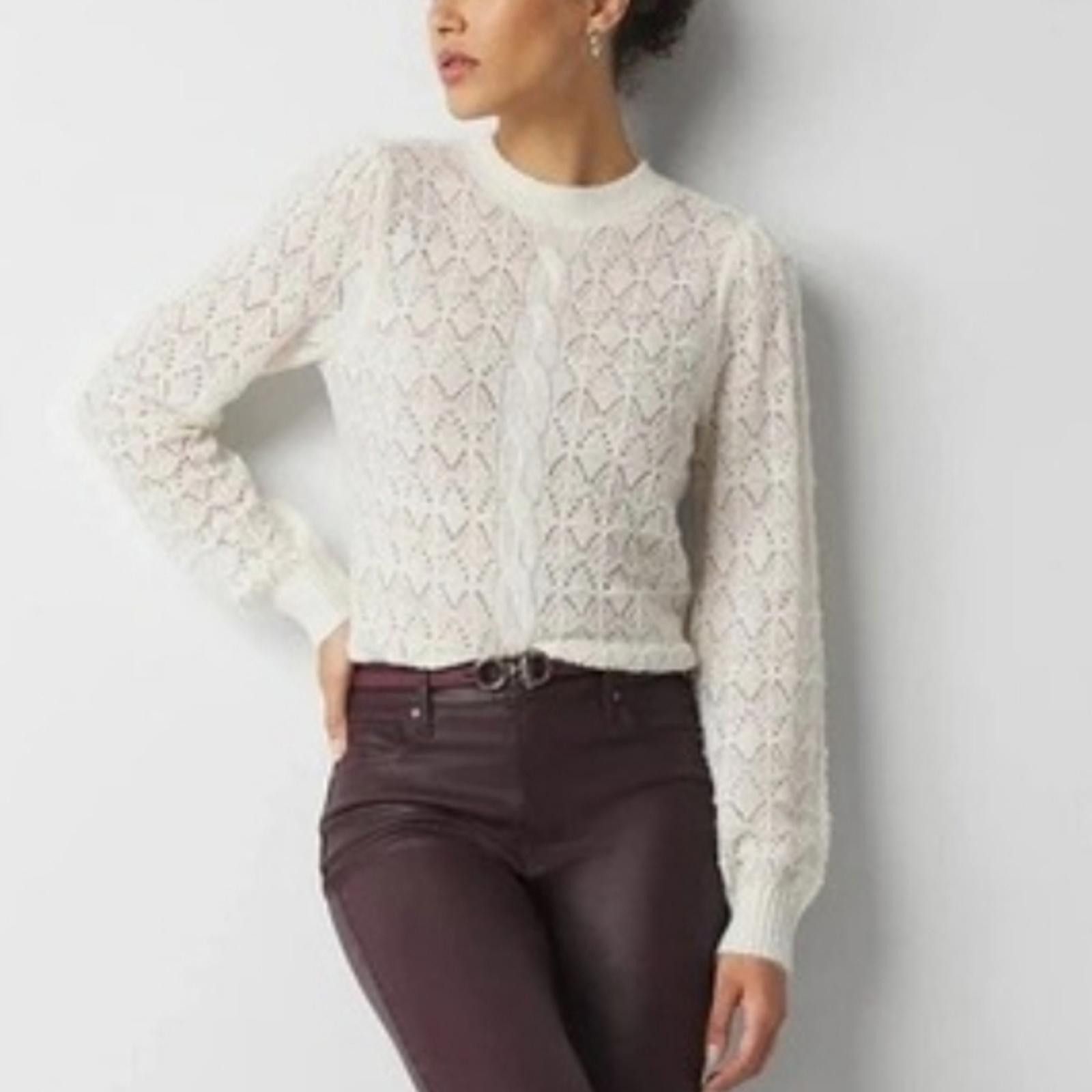 Other WHBM Pointell Sweater Size XS / US 0-2 / IT 36-38 - 1 Thumbnail
