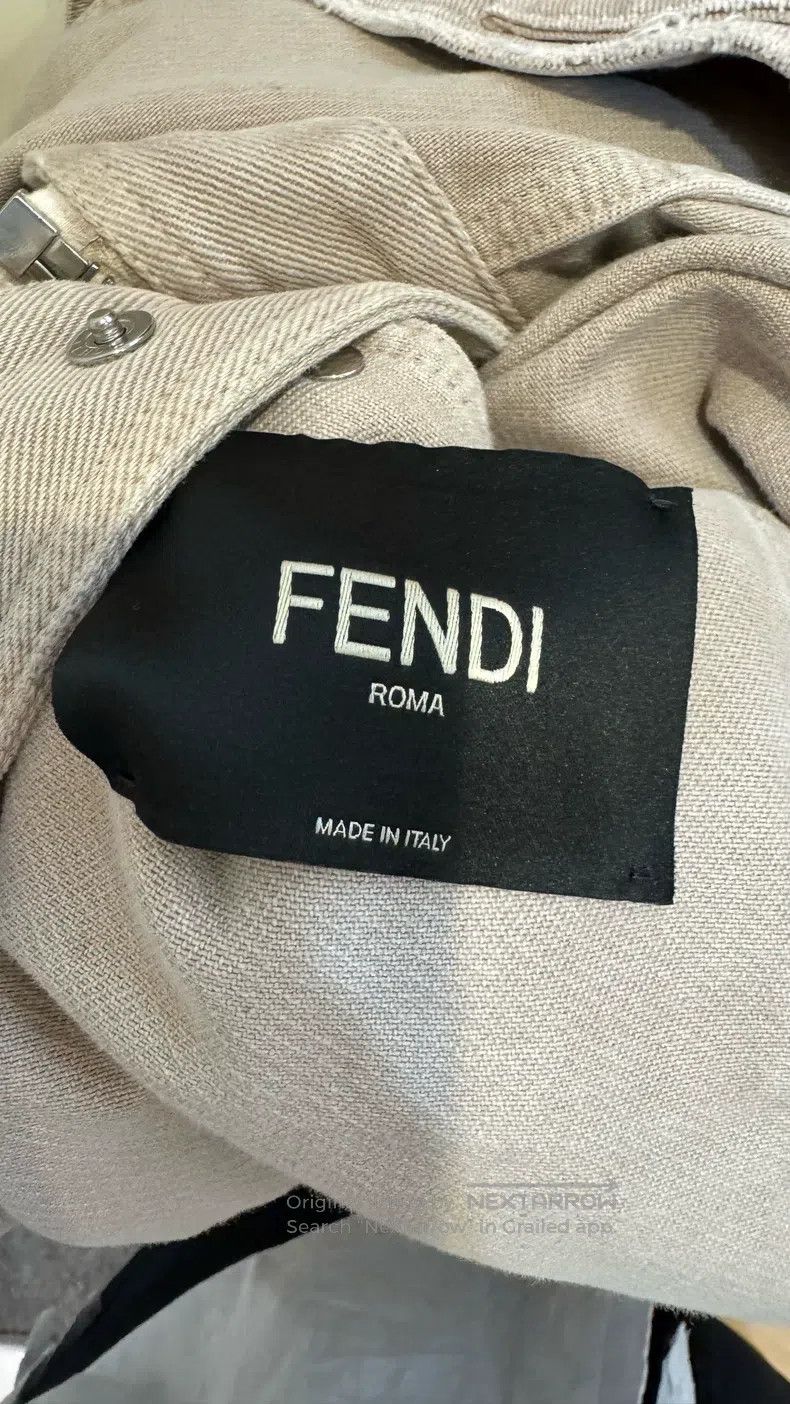 Fendi Fendi Casual Solid Color Jacket Blazer - Light Brown Size US M / EU 48-50 / 2 - 4 Thumbnail