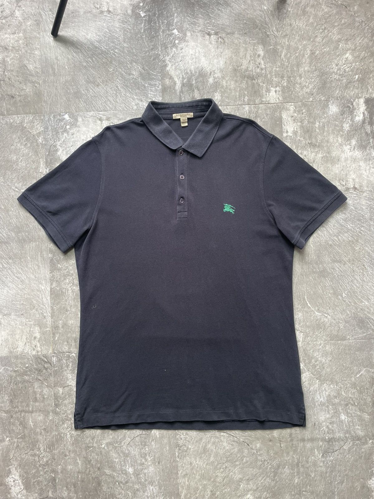 Burberry Burberry Brit Embroidered Horse Logo Nova Check Polo Shirt Size US XL / EU 56 / 4 - 1 Thumbnail