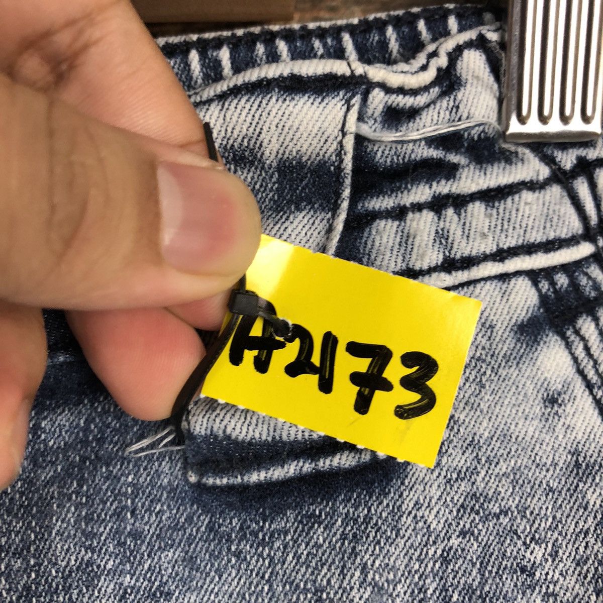 Japanese Brand Field Core Blue Denim utility tactical jogger Pants #A2173 Size US 32 / EU 48 - 15 Thumbnail