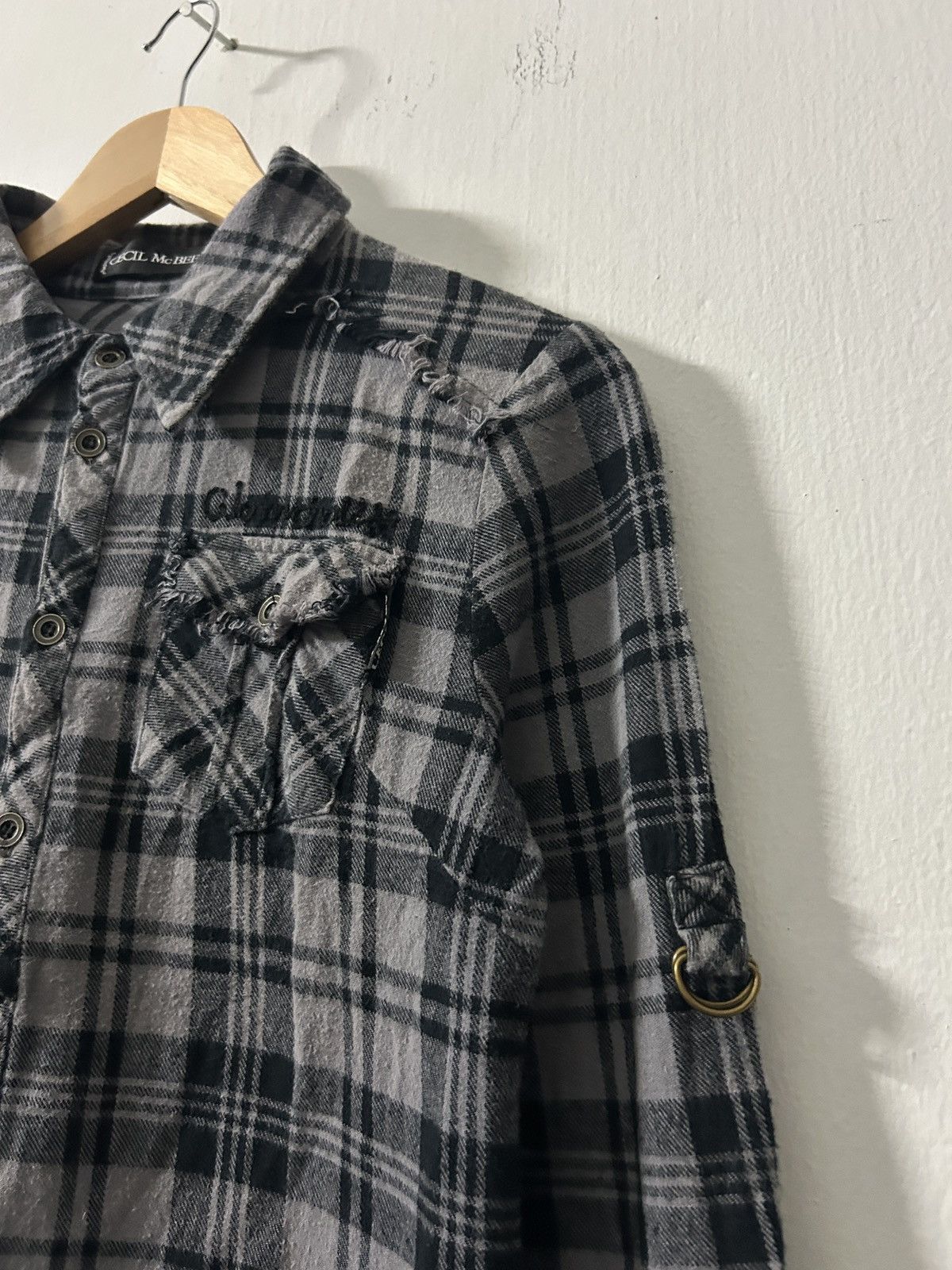 Beauty Beast Cecil Mcbee Checked Distressed Punk Style Size XS / US 0-2 / IT 36-38 - 4 Thumbnail