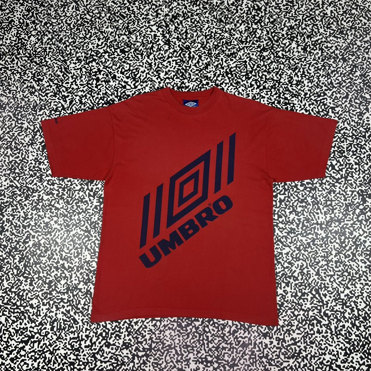 Umbro Vintage 90s UMBRO Big Logo Retro Style Casual Boxy T-shirt Size US XL / EU 56 / 4 - 1 Thumbnail