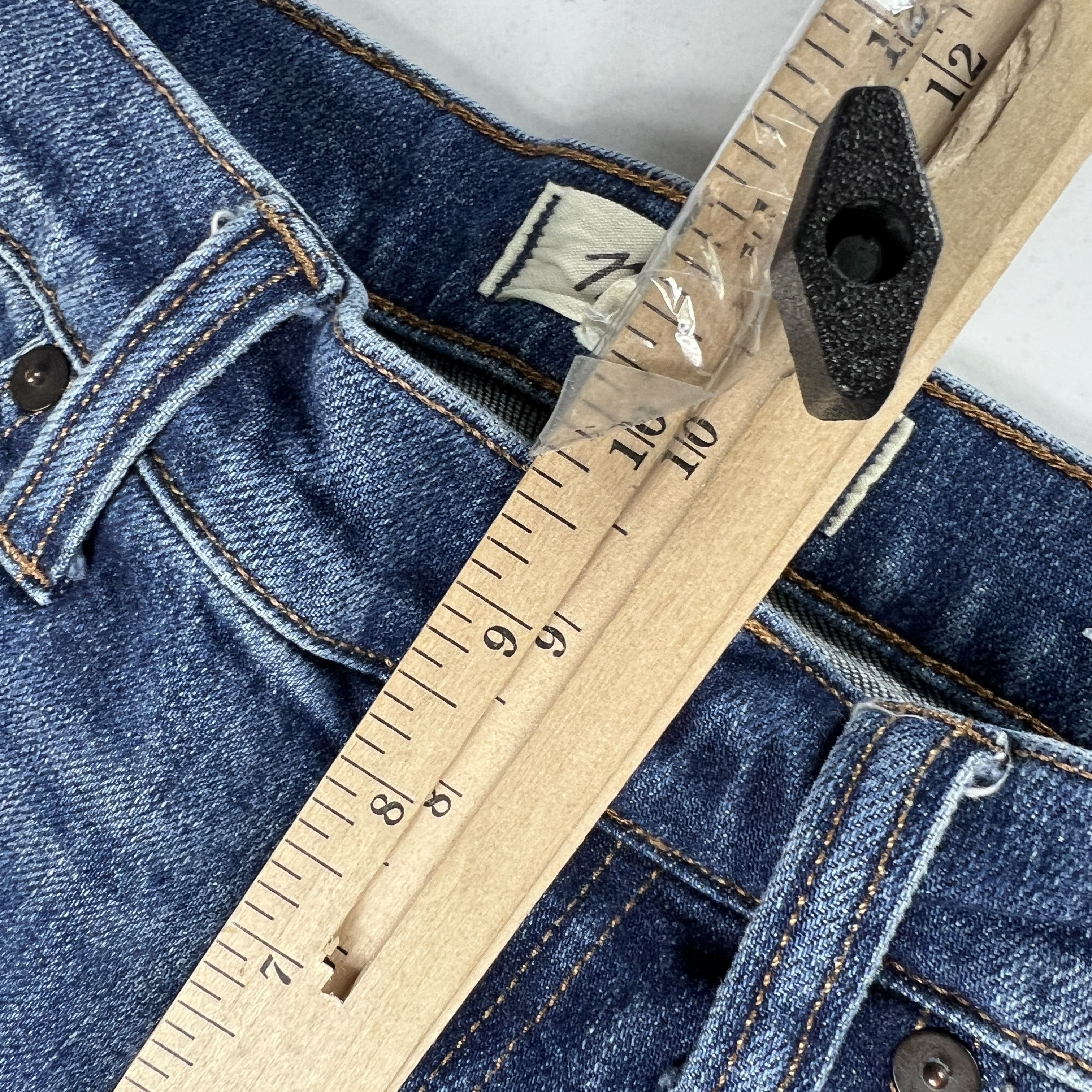 Madewell Madewell Jeans Athletic Slim Blue Faded Stretch Denim Size US 30 / EU 46 - 19 Thumbnail