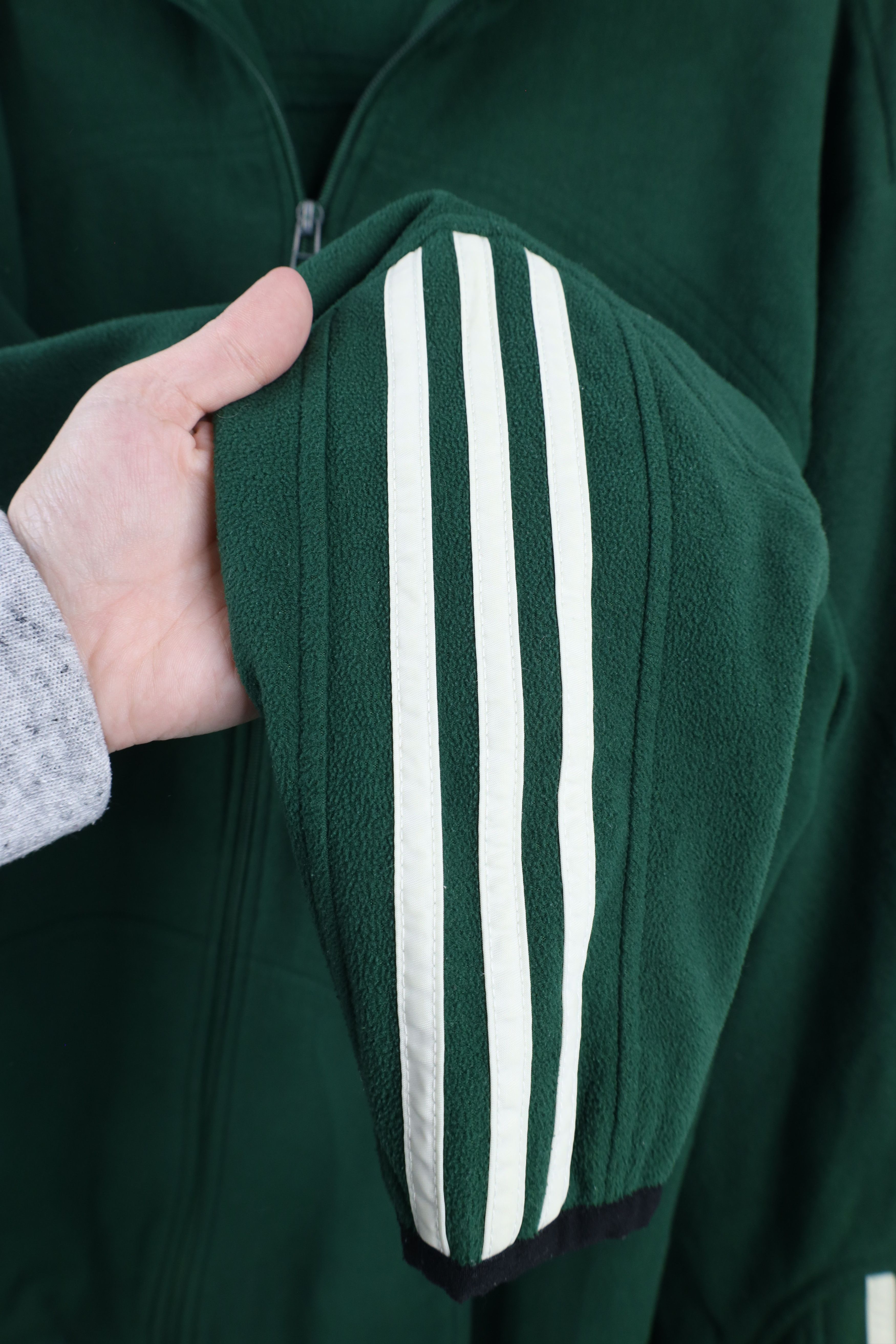 Adidas × Vintage Vintage Adidas Notre Dame University Football Fleece Jacket Size US L / EU 52-54 / 3 - 7 Thumbnail