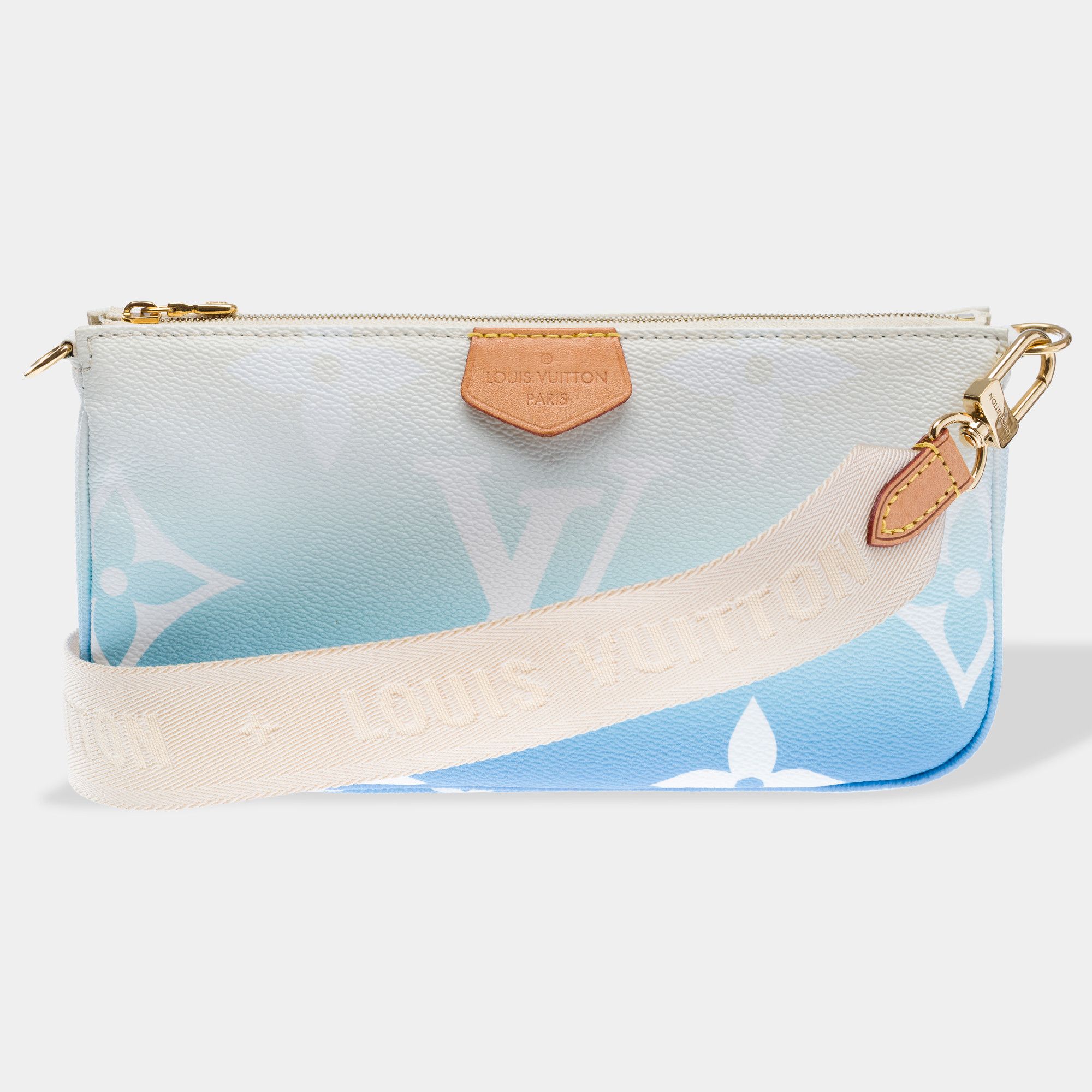 Louis Vuitton LOUIS VUITTON strap bag in Blue Canvas Size ONE SIZE - 2 Thumbnail