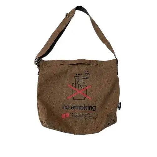 VIBE Graphic print canvas shoulder bag messenger bag y2k Size ONE SIZE - 8 Thumbnail