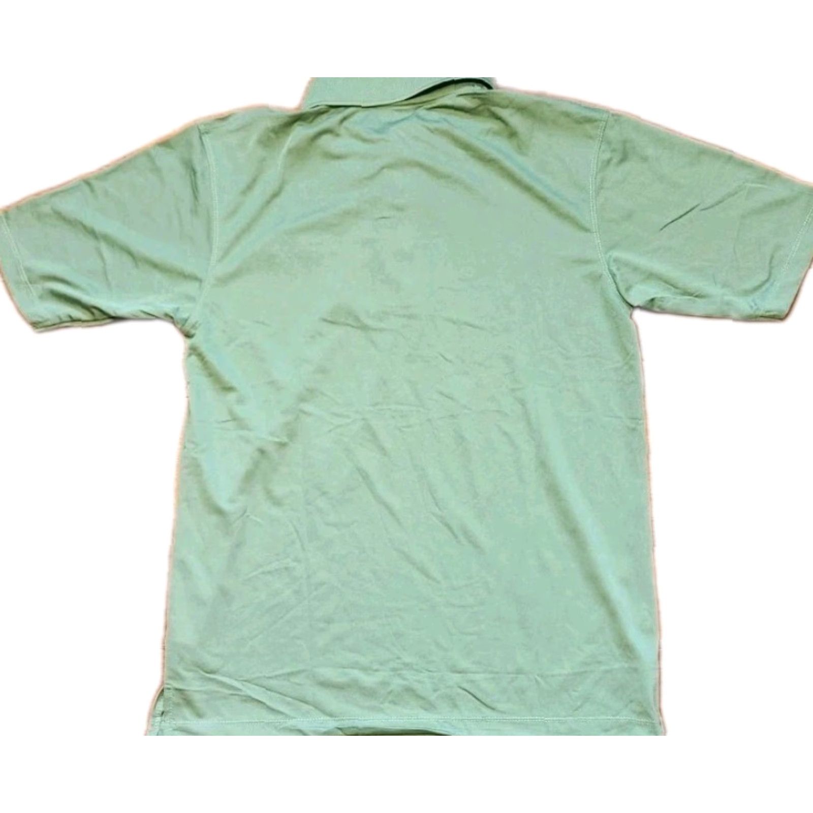 Vintage UKROPS Hyvee Polo Shirt Men’s S Small Employee Uniform Short Sleeve NWT Green Polyester Microfiber Logo Modern Classic, 90s, Work, Pride? Size US S / EU 44-46 / 1 - 2 Thumbnail