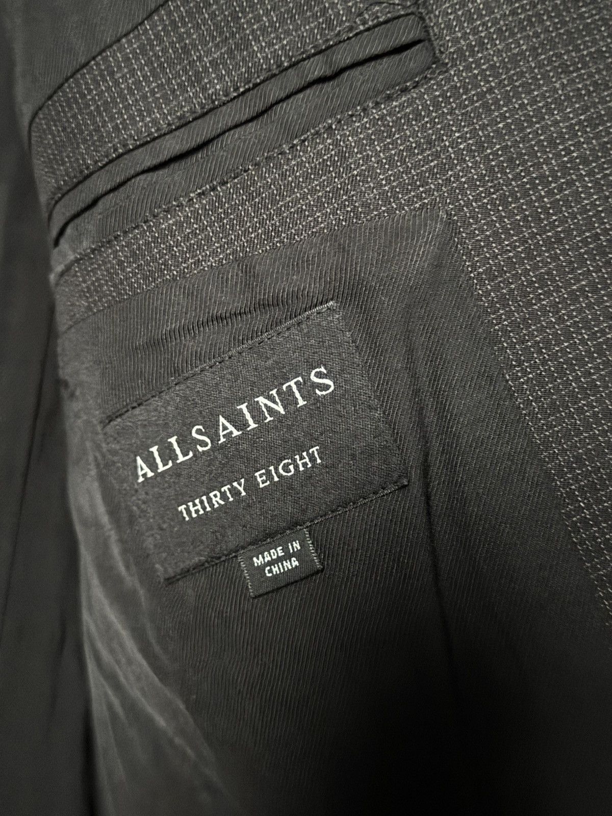 Allsaints All Saints Hatton Checkered Coat (New/Unworn) Size US M / EU 48-50 / 2 - 3 Thumbnail