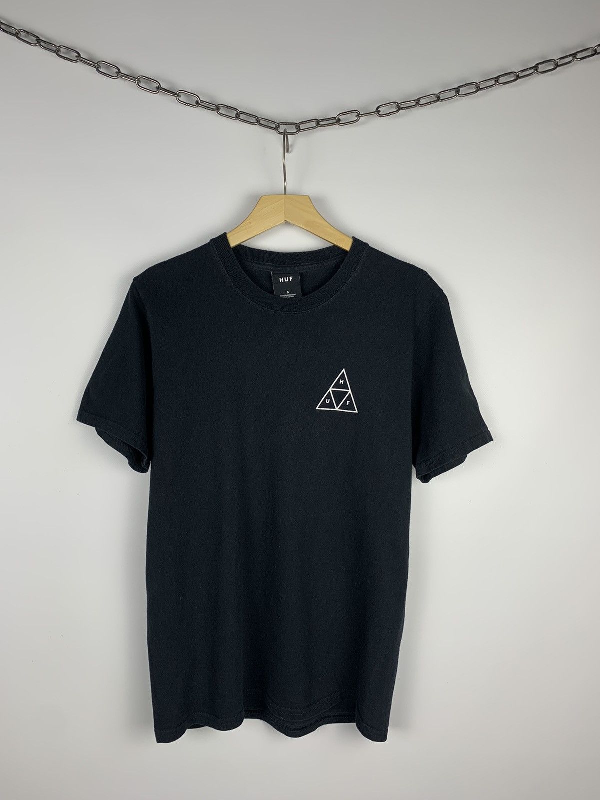 Huf × Vintage HUF Y2K Tee Short Sleeve Big Logo Hawaiian Streetwear Size US S / EU 44-46 / 1 - 4 Thumbnail