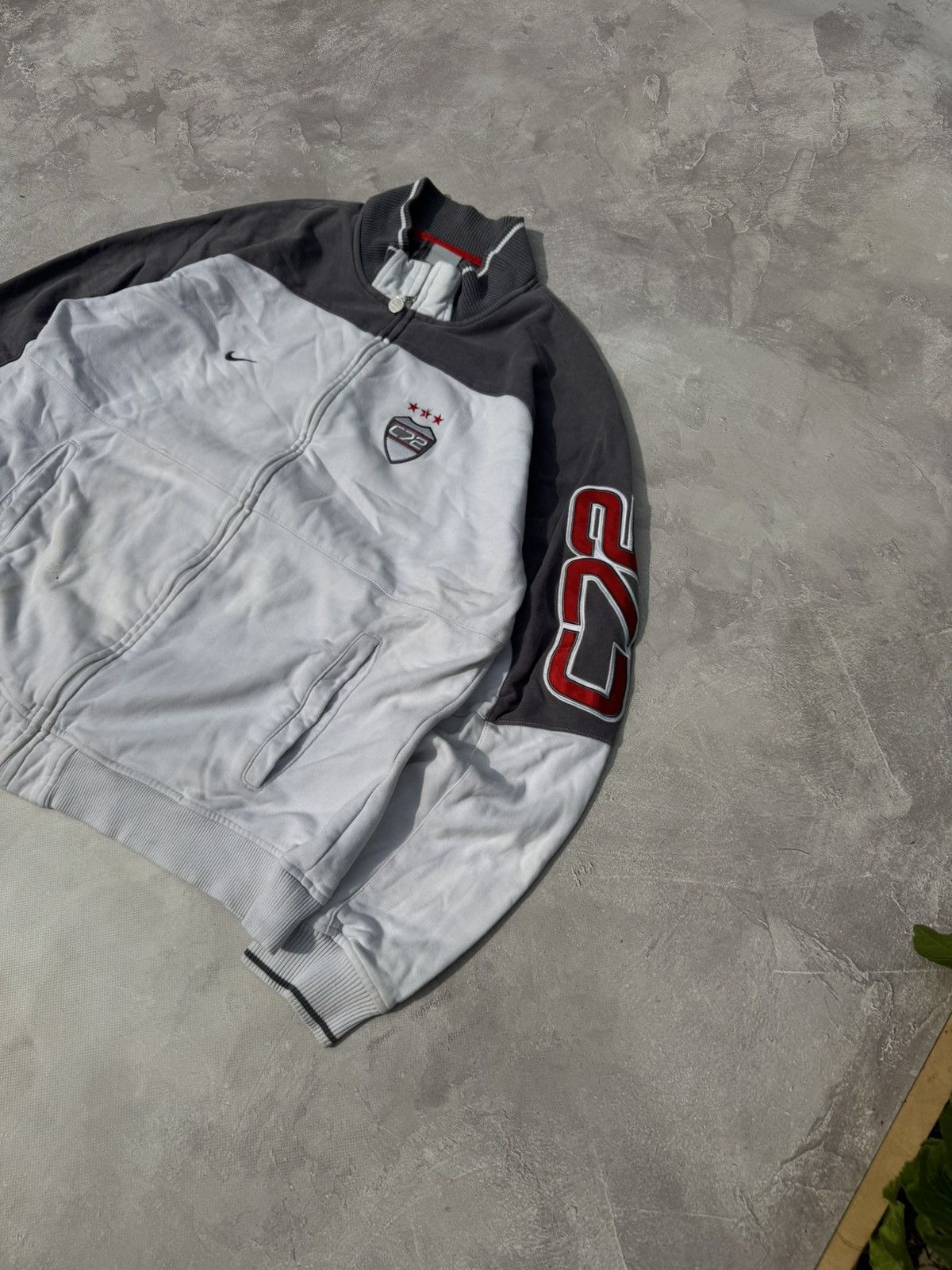 Nike Vintake Nike C72 Distressed Baggy Track Jacket Size US XL / EU 56 / 4 - 2 Thumbnail