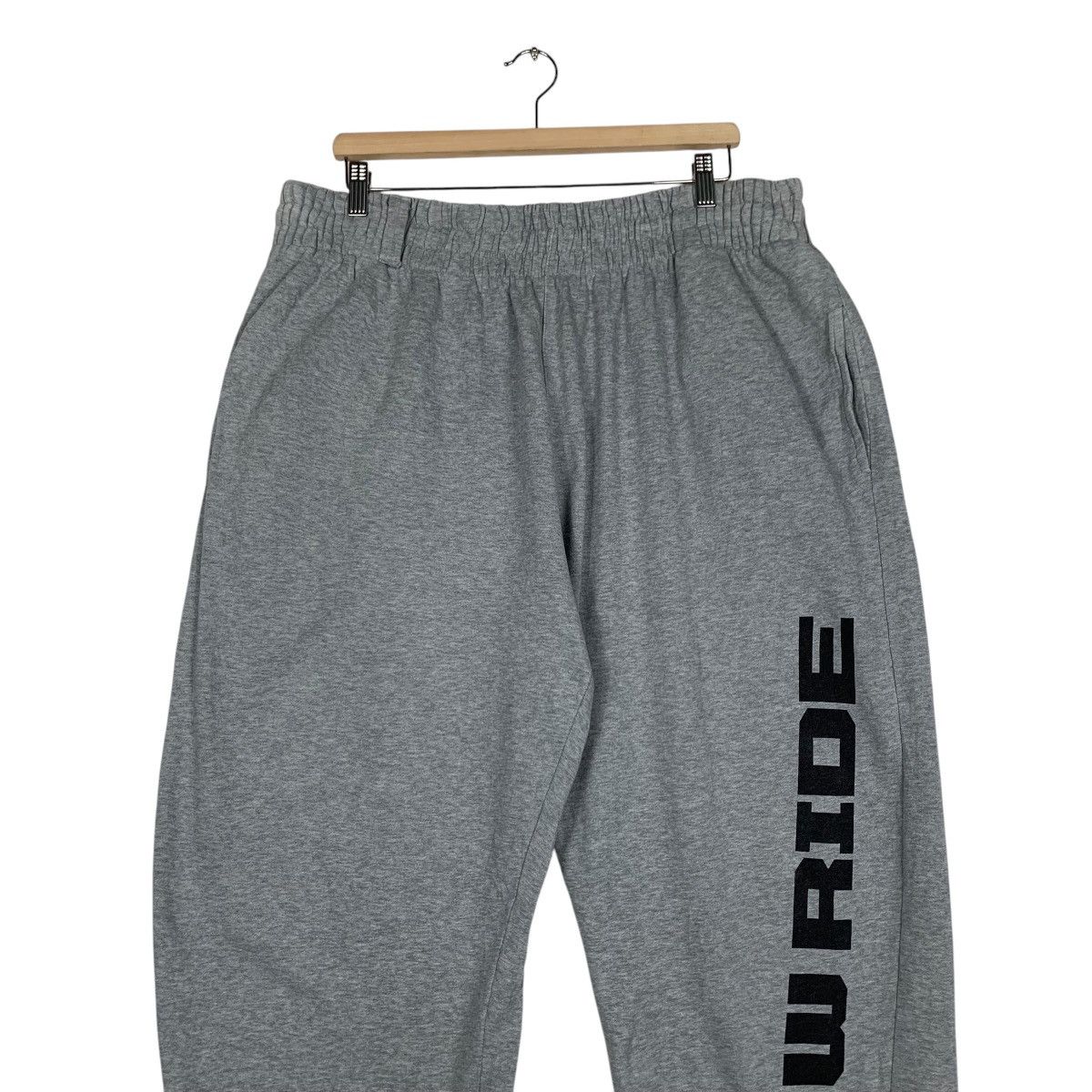 Japanese Brand SLOWRIDE Big Logo Gray Sweatpant Joggers #1506-C68 Size US 36 / EU 52 - 3 Thumbnail
