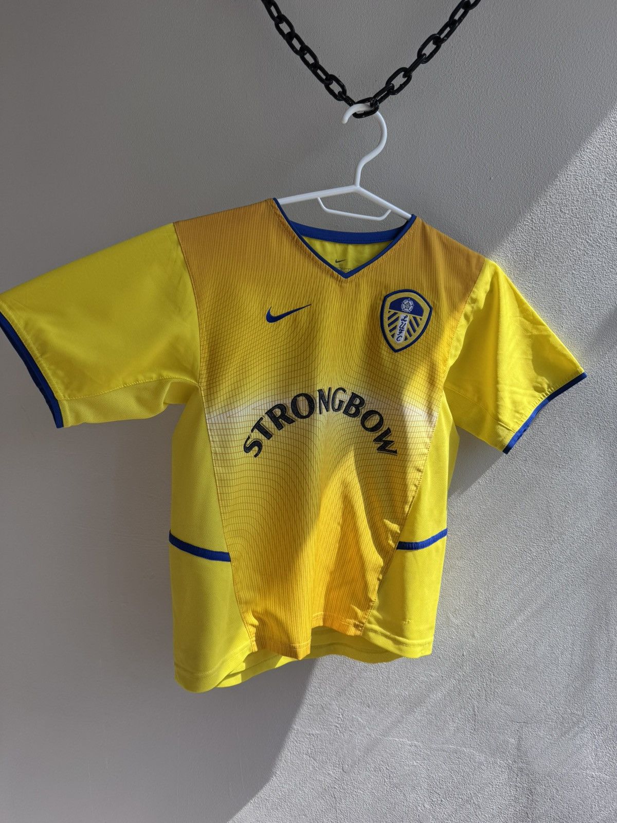 Nike LEEDS 2000 2001 2002 SMITH #17 FOOTBALL SHIRT SOCCER JERSEY Size US XXS / EU 40 - 5 Thumbnail