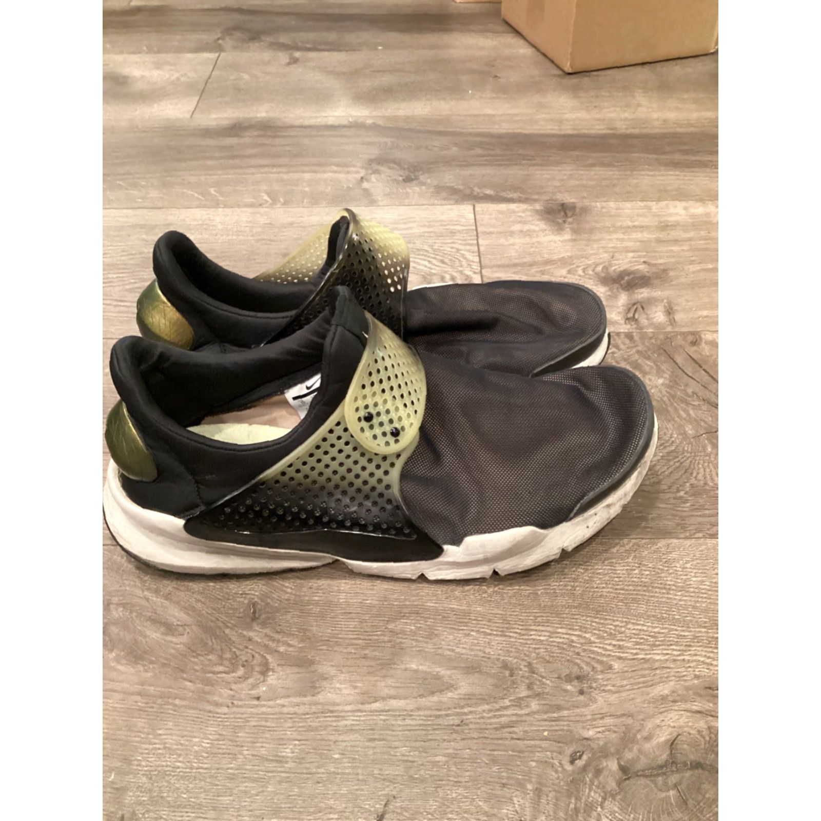Nike Nike Sock Dart Men's Running Shoes Low Top Size 13 Black Breathable Nike Athletic Sneakers Mens Size ONE SIZE - 5 Thumbnail