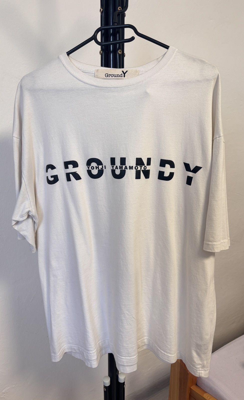 Ground Y Ground Y White t-shirt GN-T55-076 Size US L / EU 52-54 / 3 - 1 Thumbnail