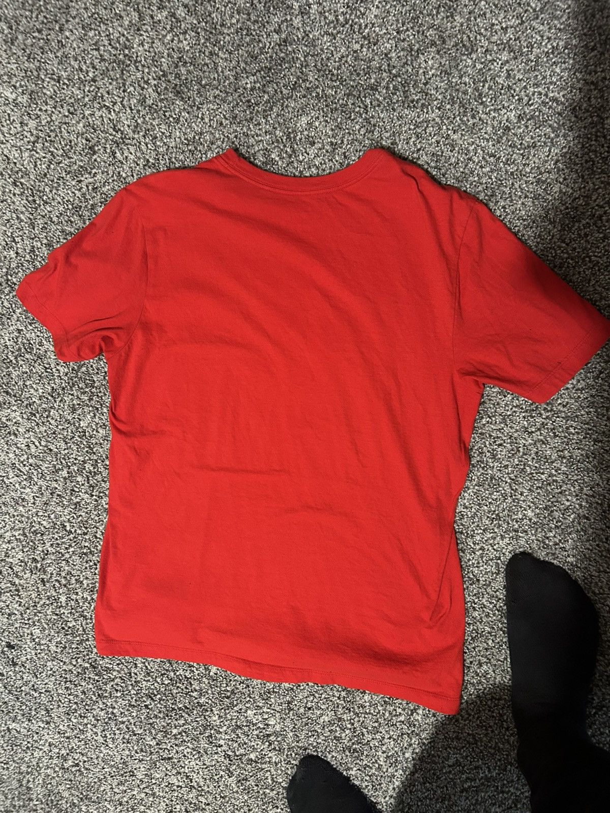 Nike Nike red logo tee Size US M / EU 48-50 / 2 - 2 Thumbnail