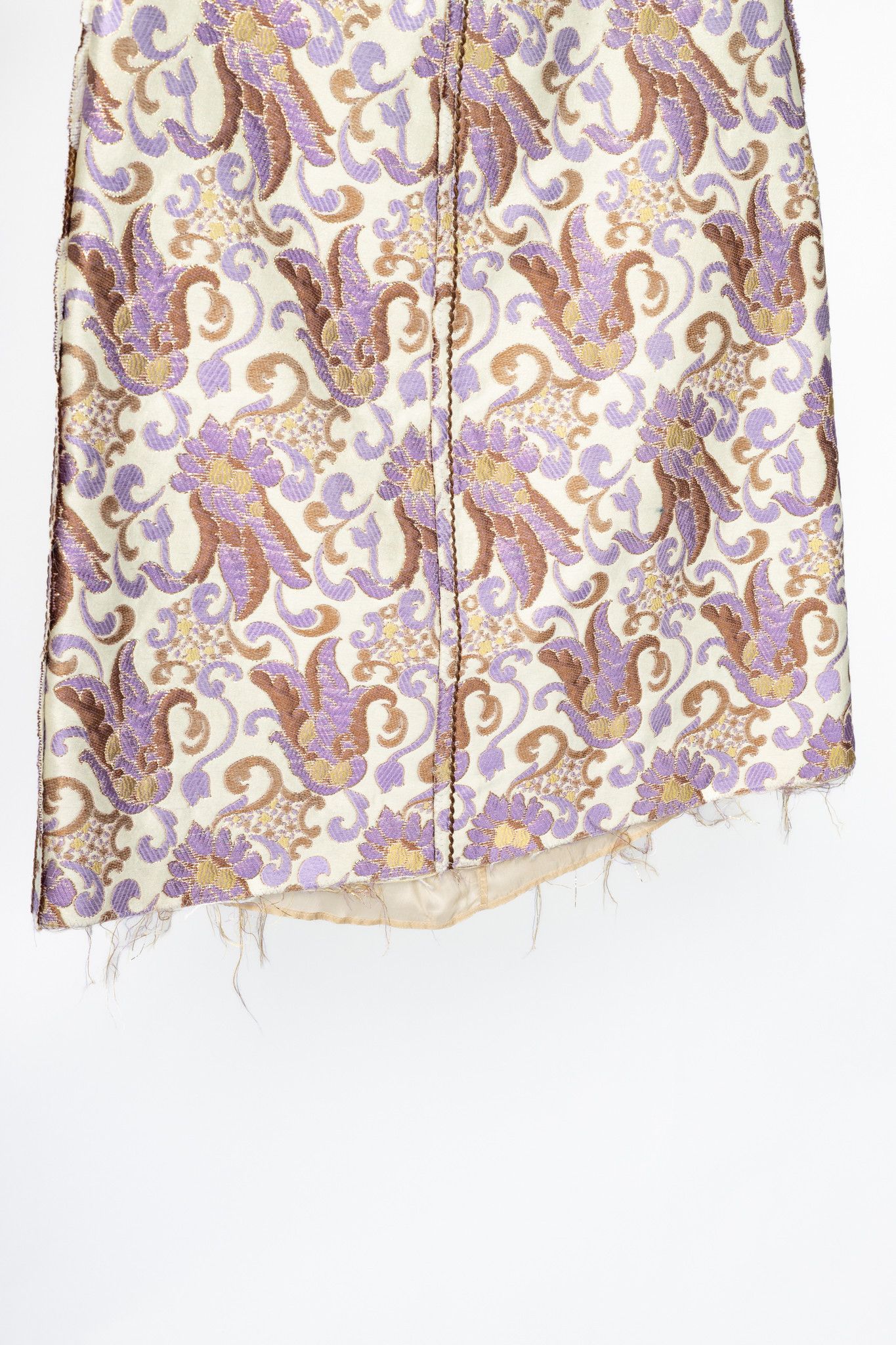 Prada Prada SS15 Metallic-Baroque Jacquard Pencil Skirt Size 27" / US 4 / IT 40 - 5 Thumbnail