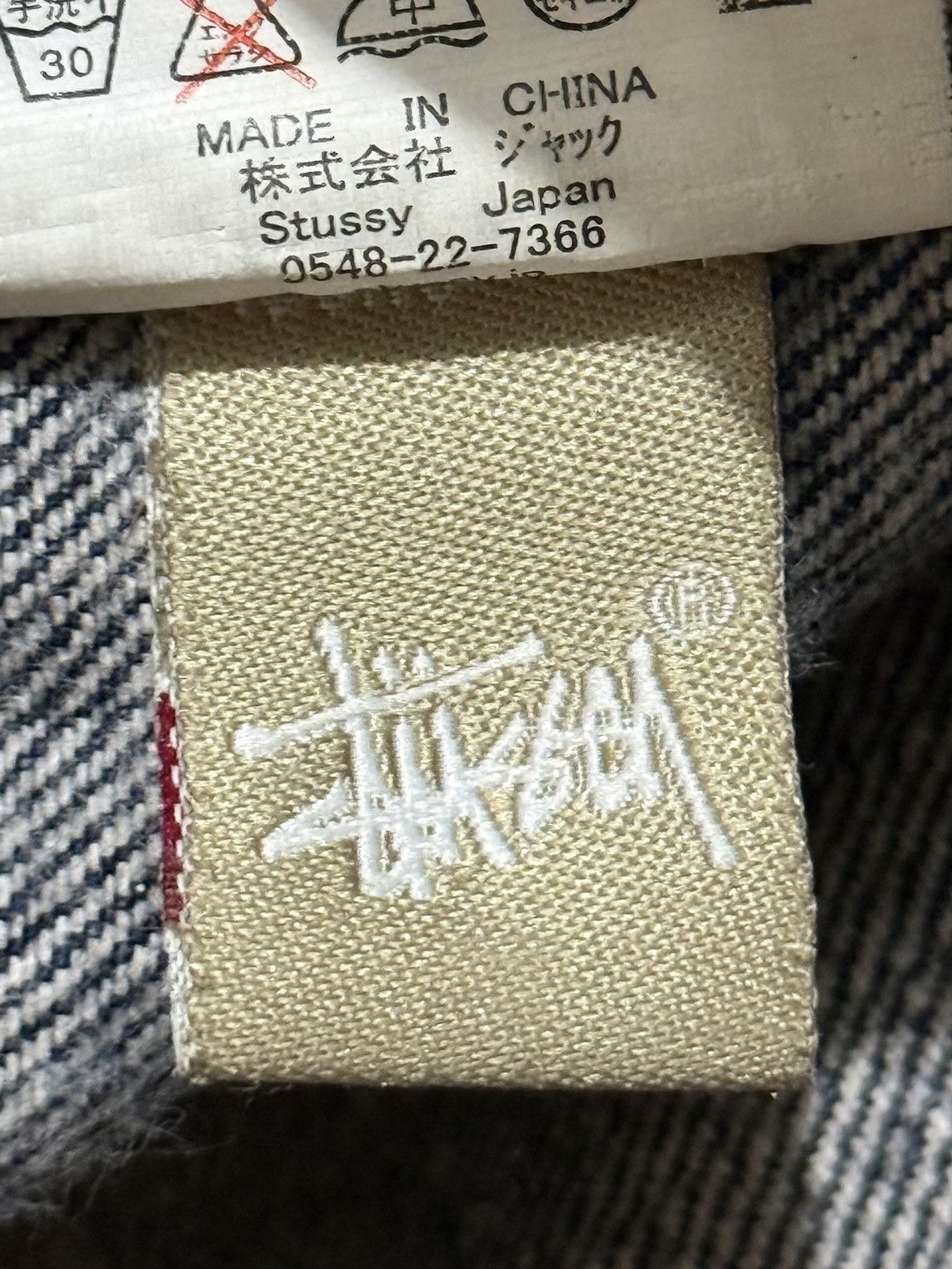 Stussy Stussy Pocket Logo Denim Shorts Blue Red Size US 38 / EU 54 - 9 Thumbnail