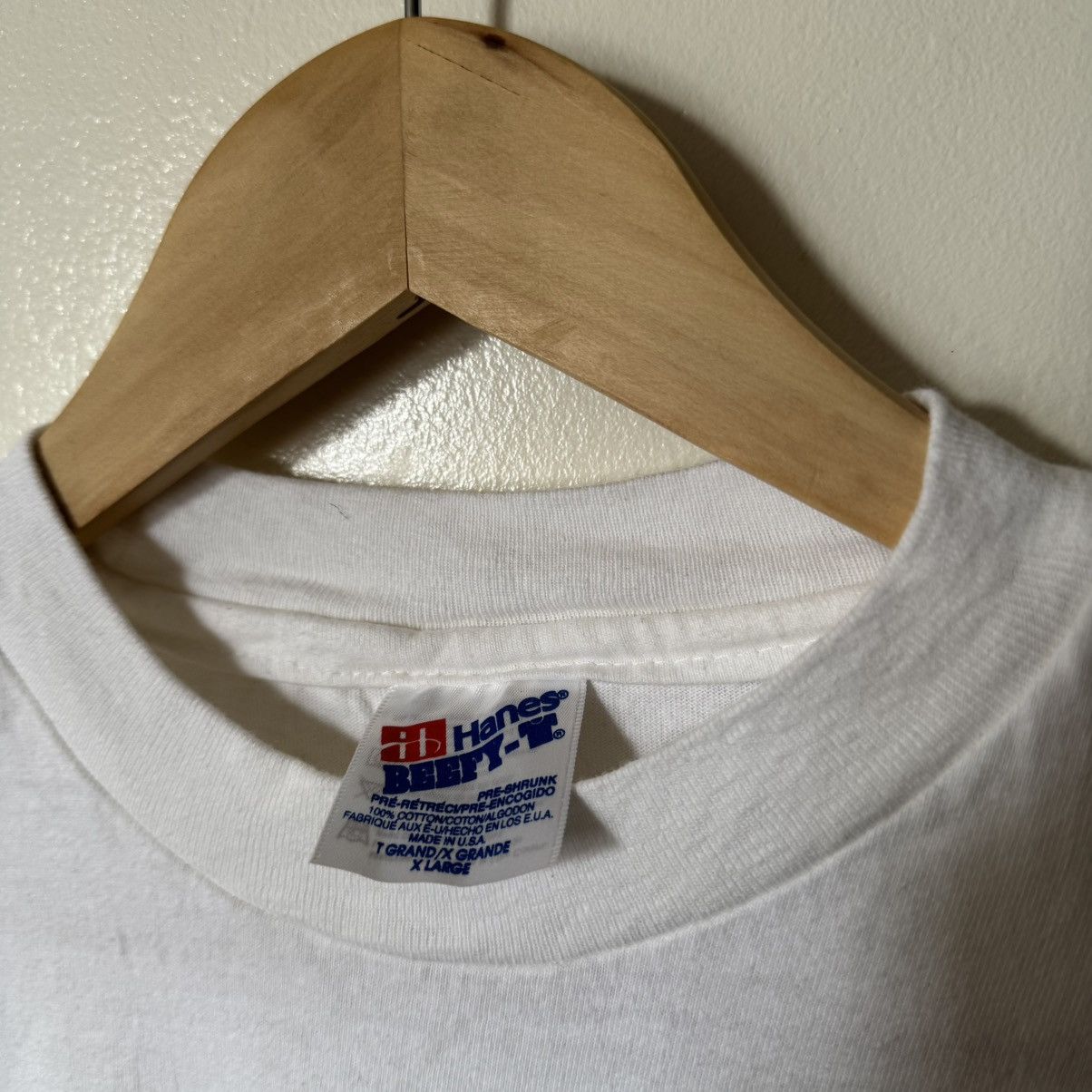 Vintage vintage 90s Ginger Lynn Allen Adult Film Star white t-shirt Size US XL / EU 56 / 4 - 3 Thumbnail