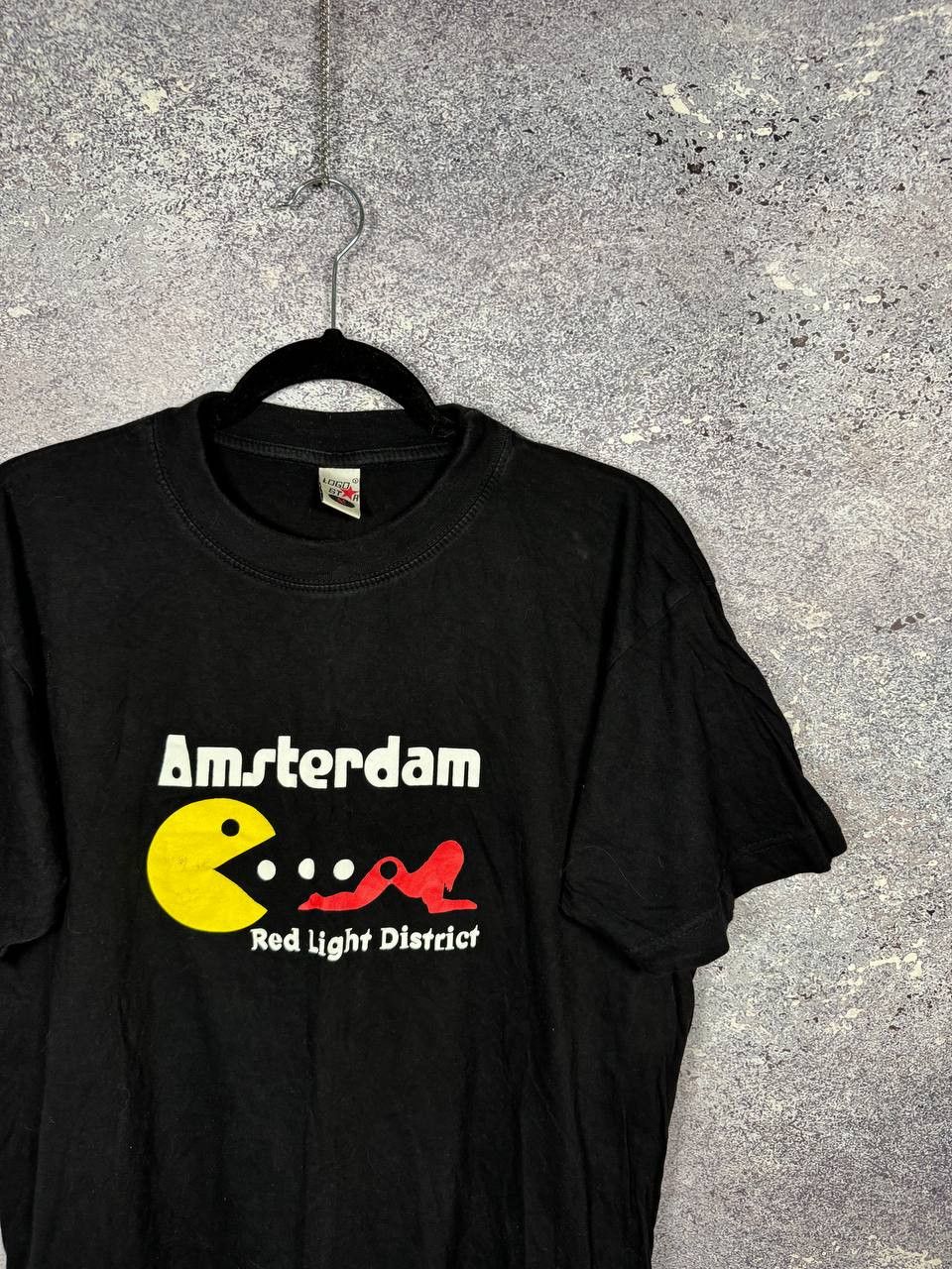 Vintage Vintage Pornstar Pacman Amsterdam Red Light District Tee Size US M / EU 48-50 / 2 - 2 Thumbnail