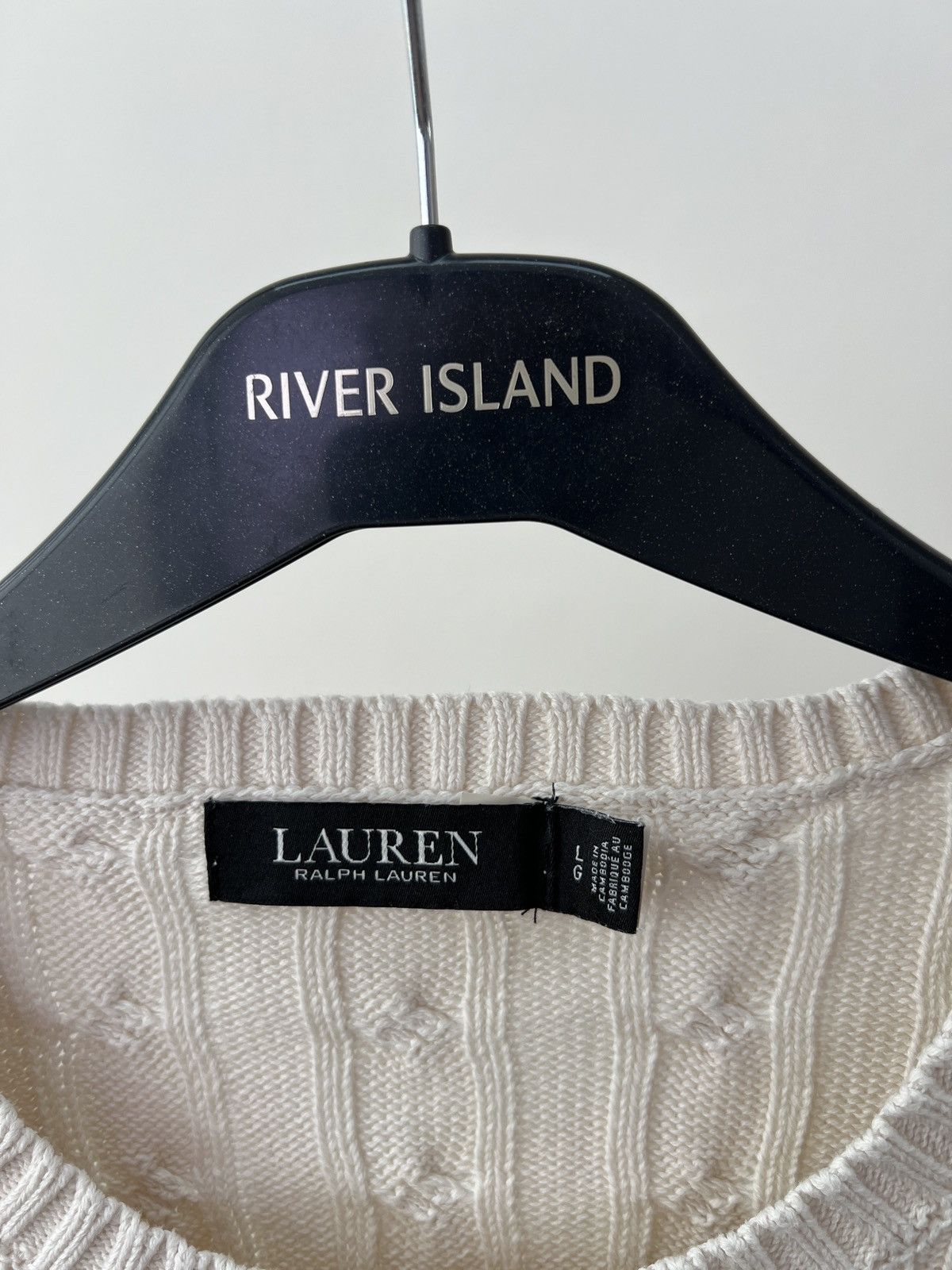Ralph Lauren Vintage Ralph Lauren Black Label Women’s Cable Knit Sweater Size L / US 10 / IT 46 - 8 Thumbnail