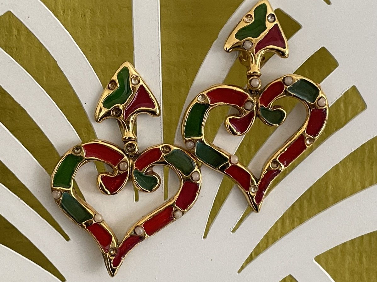 Christian Lacroix CHRISTIAN LACROIX MAXI GRIPOIX EARRINGS Size ONE SIZE - 1 Thumbnail