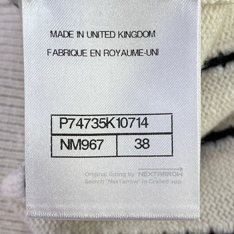 Chanel Chanel 23p white striped knitted cardigan coat Size XS / US 0-2 / IT 36-38 - 7 Thumbnail