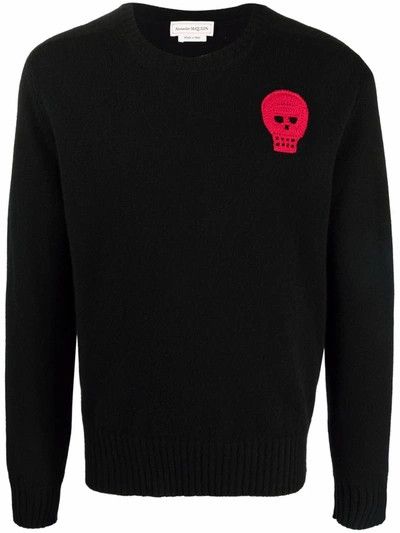 Alexander McQueen o1y1024 Sweater in Black Size US M / EU 48-50 / 2 - 2 Thumbnail