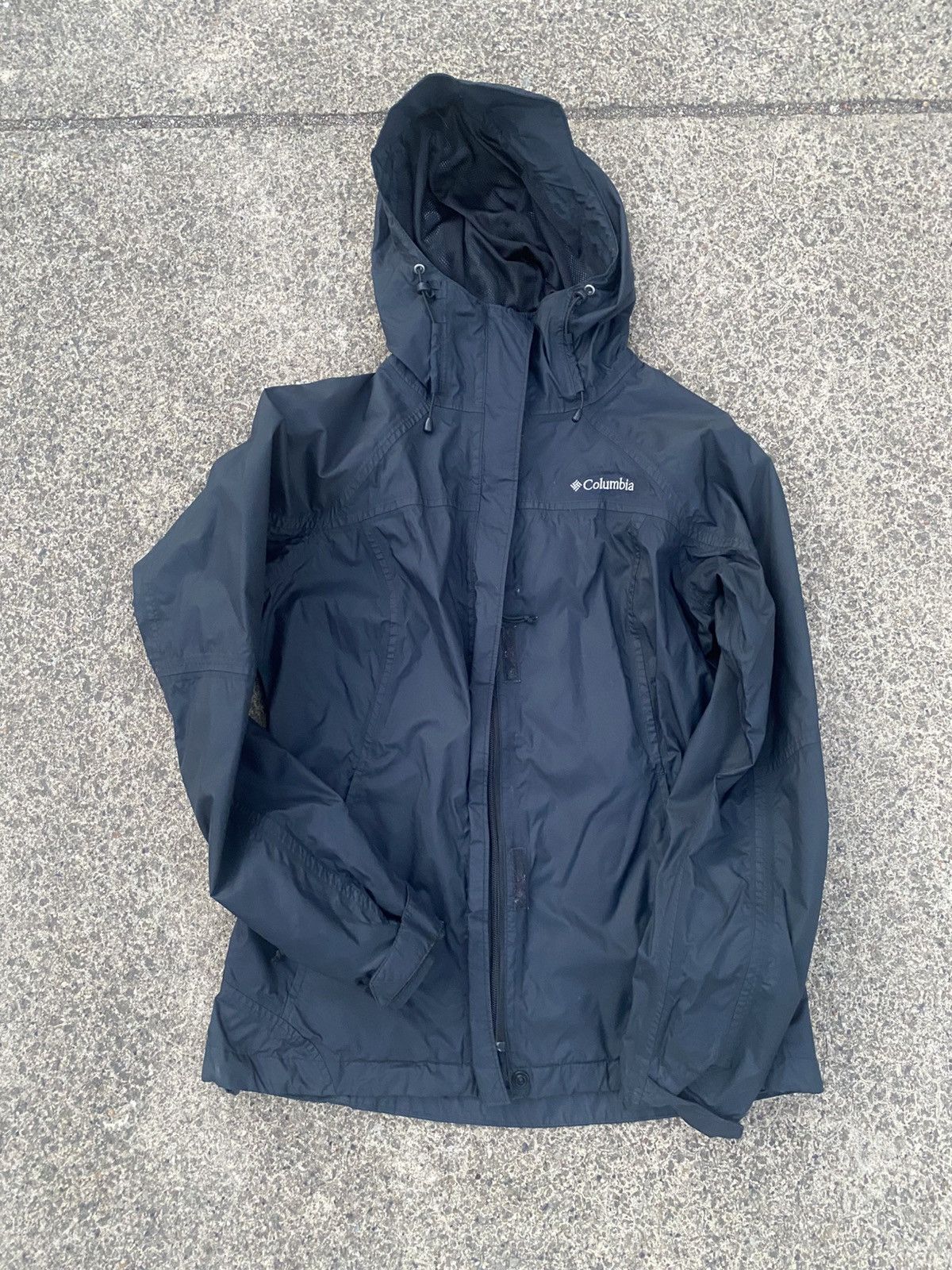Columbia Jet Black Columbia Rain jacket Size S / US 4 / IT 40 - 1 Thumbnail