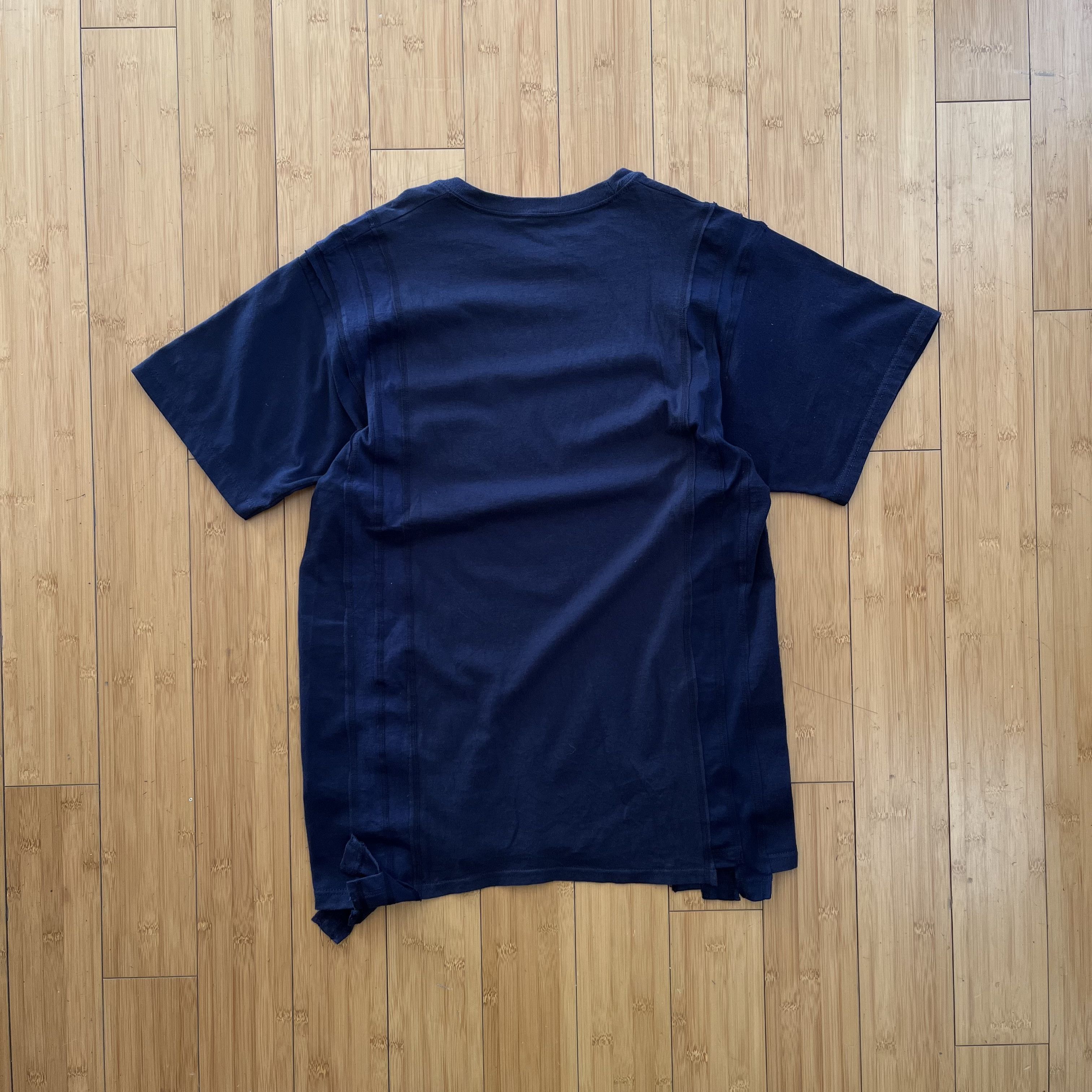 Needles Rebuild By Needles Reconstructed Navy T-Shirt Size US S / EU 44-46 / 1 - 6 Thumbnail