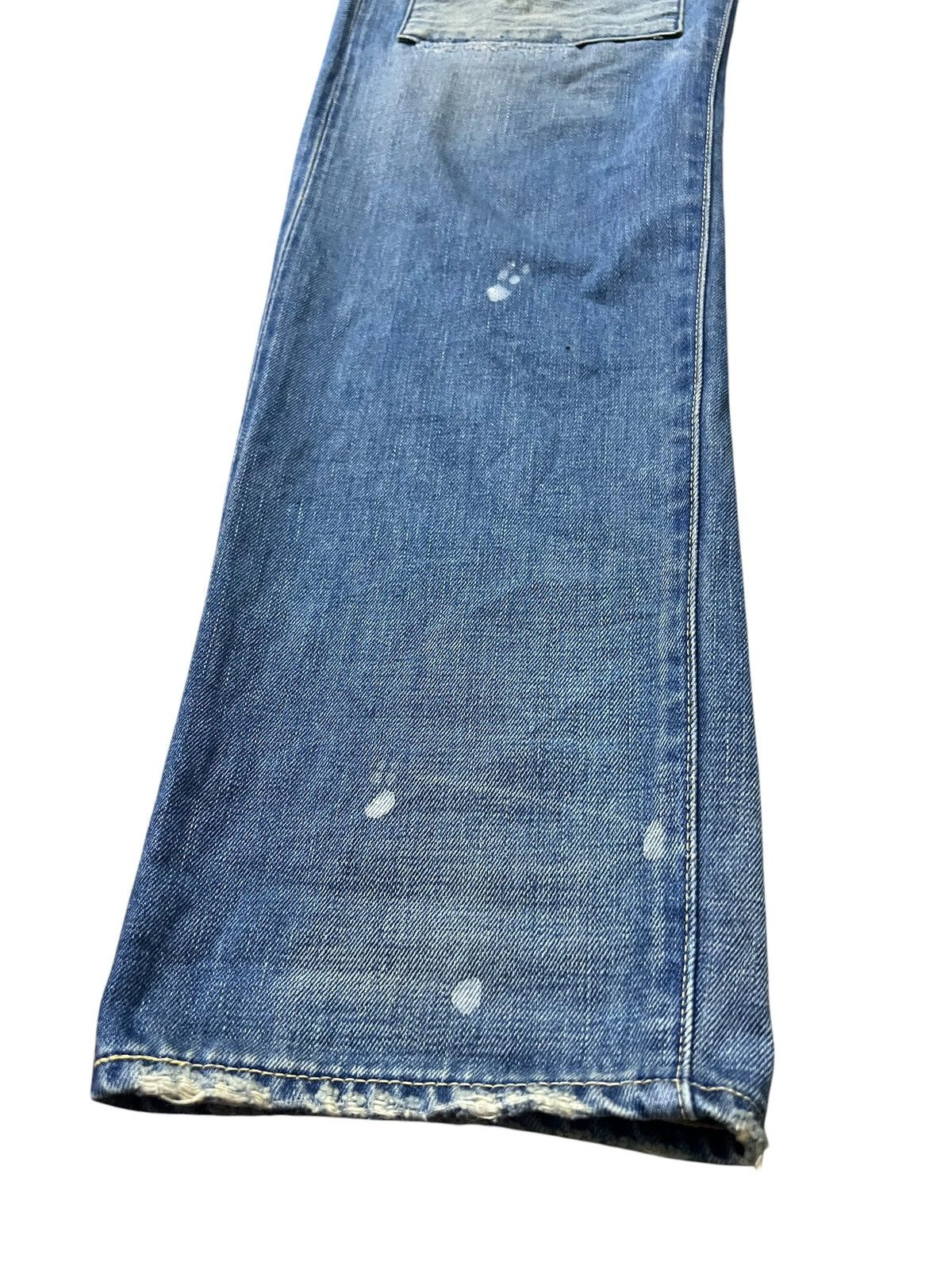Levi's Vintage Levi’s 501 Big E Selvedge Distressed Mud Wash Jean Size US 30 / EU 46 - 13 Thumbnail