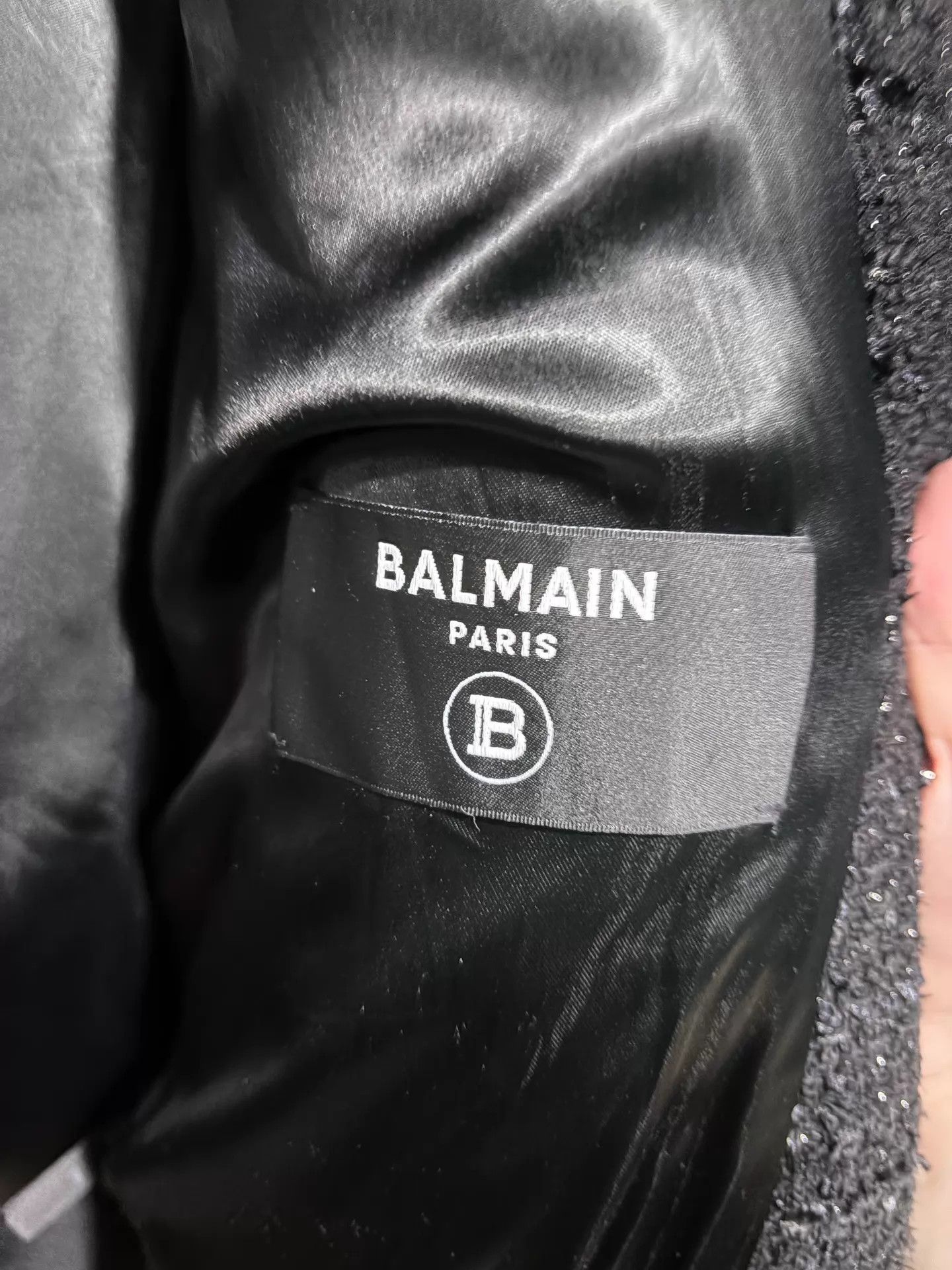 Balmain Balmain FW24 Oversized Coconut Tree Sequin Jacket Size L Size US L / EU 52-54 / 3 - 7 Thumbnail