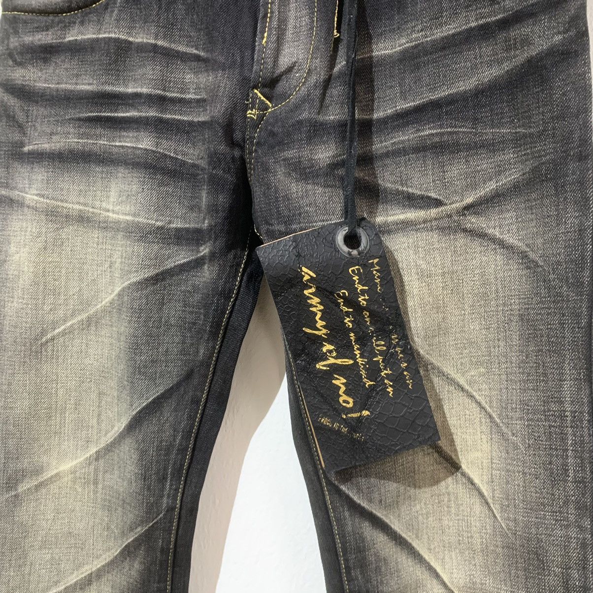 Tornado Mart deadstock Army oh no! claw marks flared jeans 🔥 Size US 30 / EU 46 - 3 Thumbnail