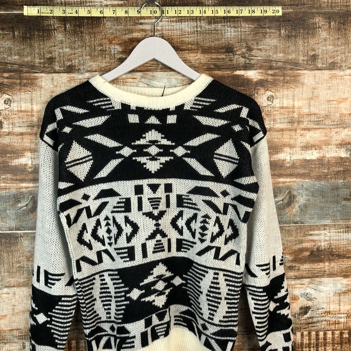 Homespun Knitwear × Japanese Brand Earth & Music Econology Black Knitwear #A1714 Size US S / EU 44-46 / 1 - 5 Thumbnail