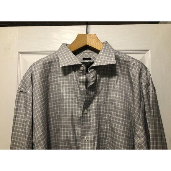 Jos. A. Bank jos.a.bank RESERVE mens egyptian cotton dress shirt 18.5-34 Size US XXL / EU 58 / 5 - 2 Thumbnail